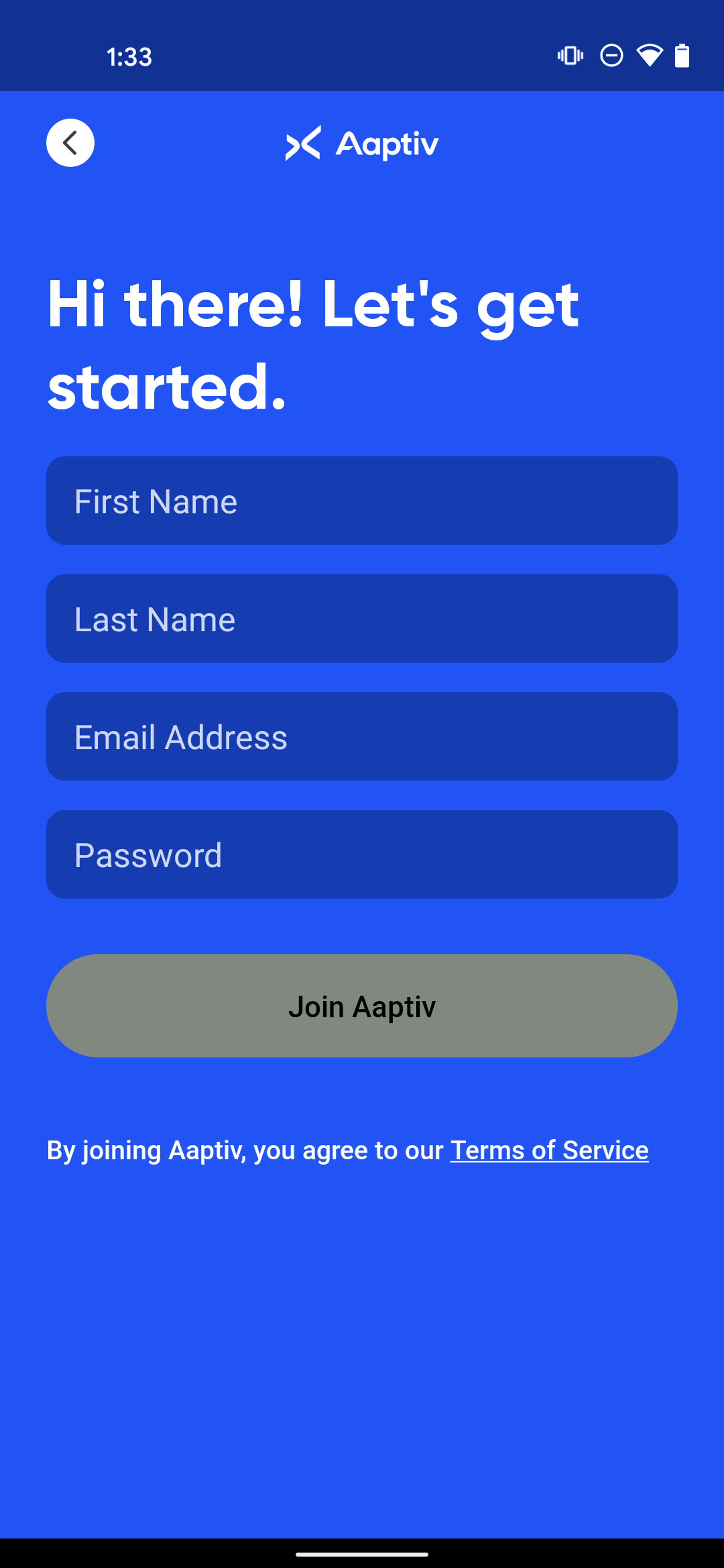 Aaptiv Android Health & Fitness interface screenshot 7