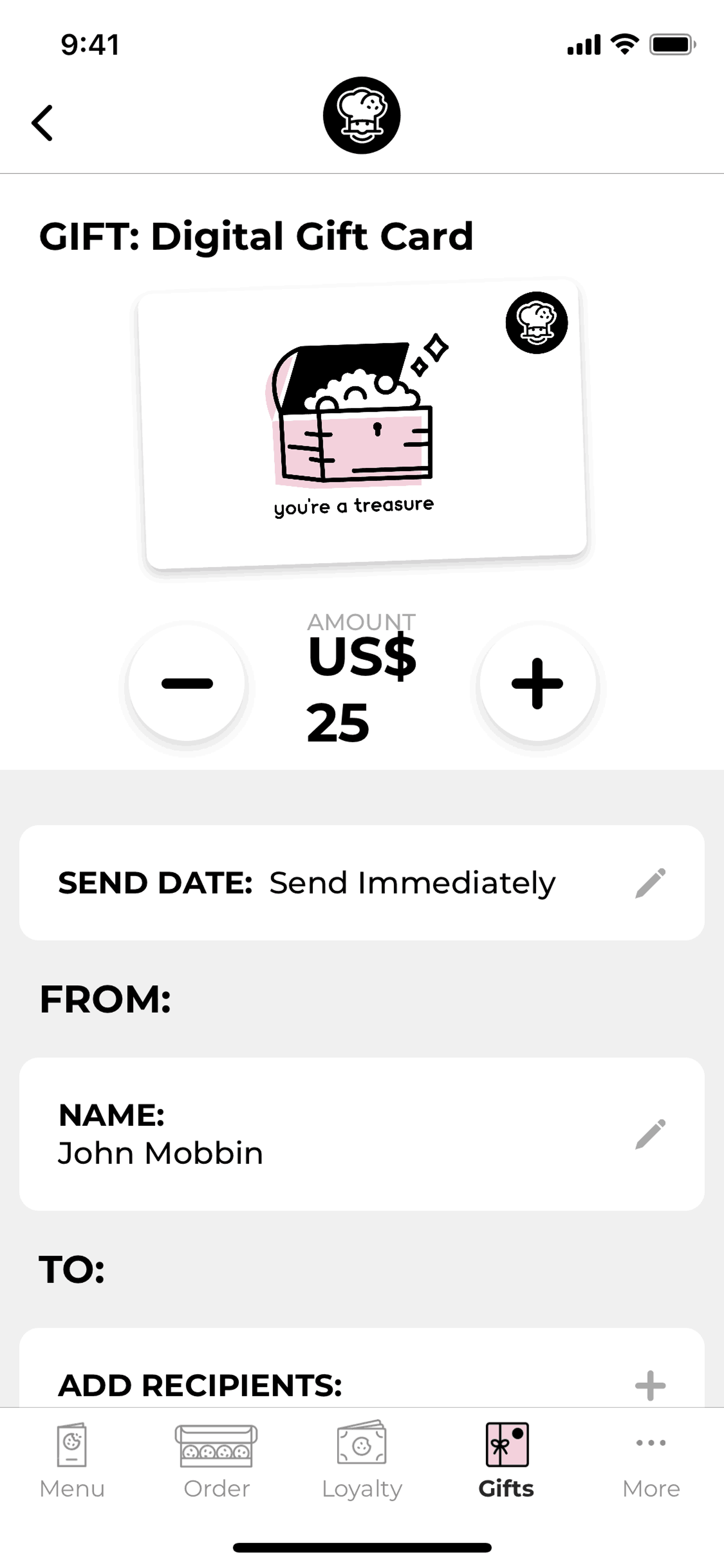 Crumbl Cookies iOS Food & Drink interface screenshot 24