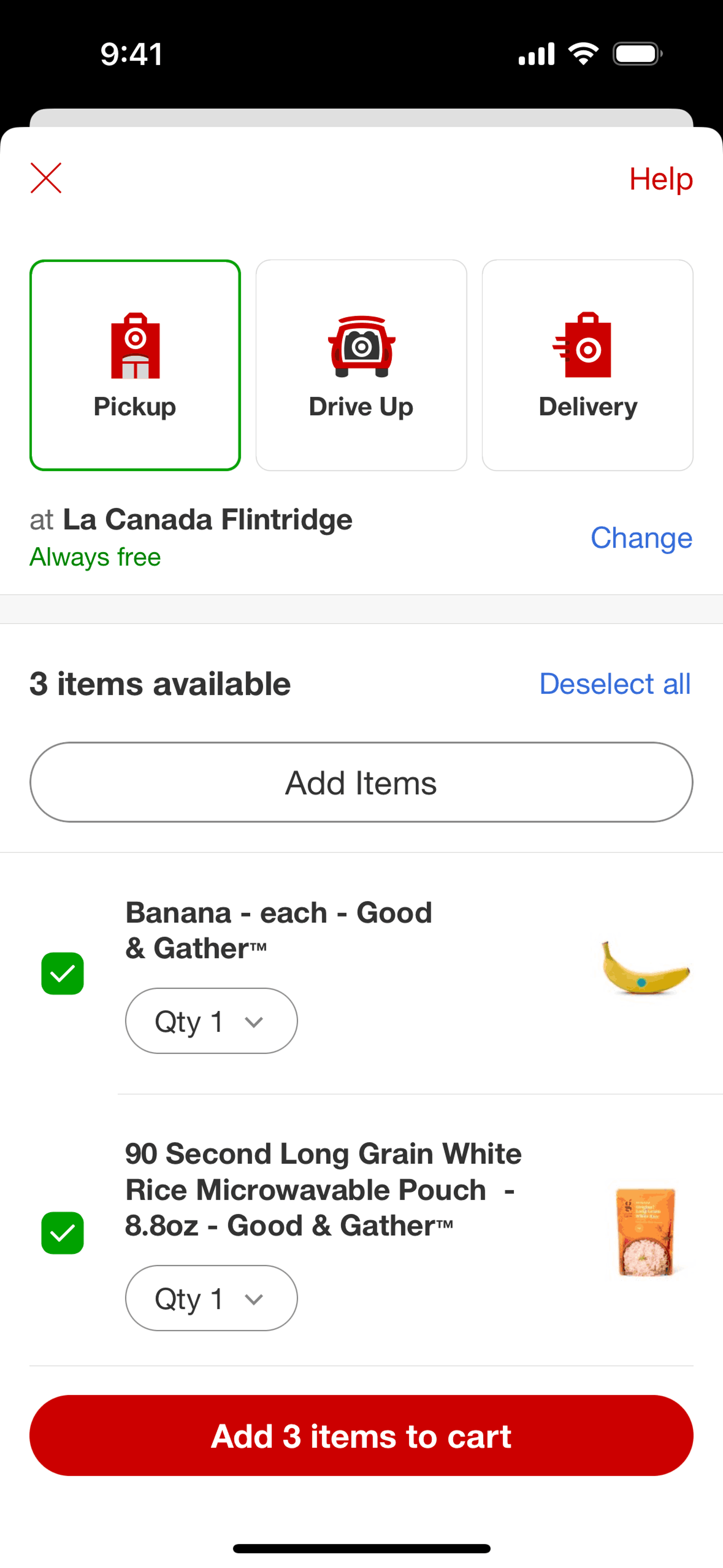 Target iOS Shopping interface screenshot 16