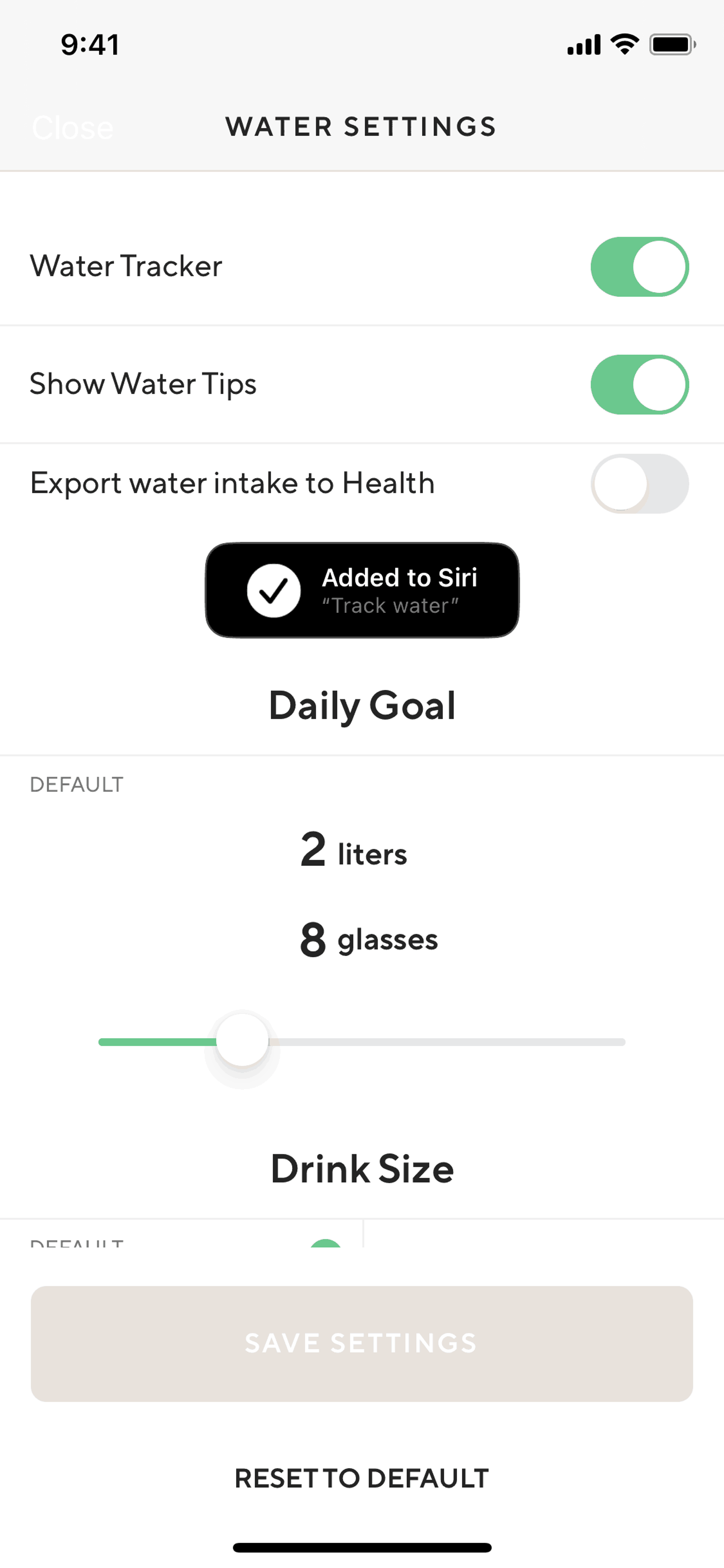 Lifesum iOS Health & Fitness interface screenshot 11