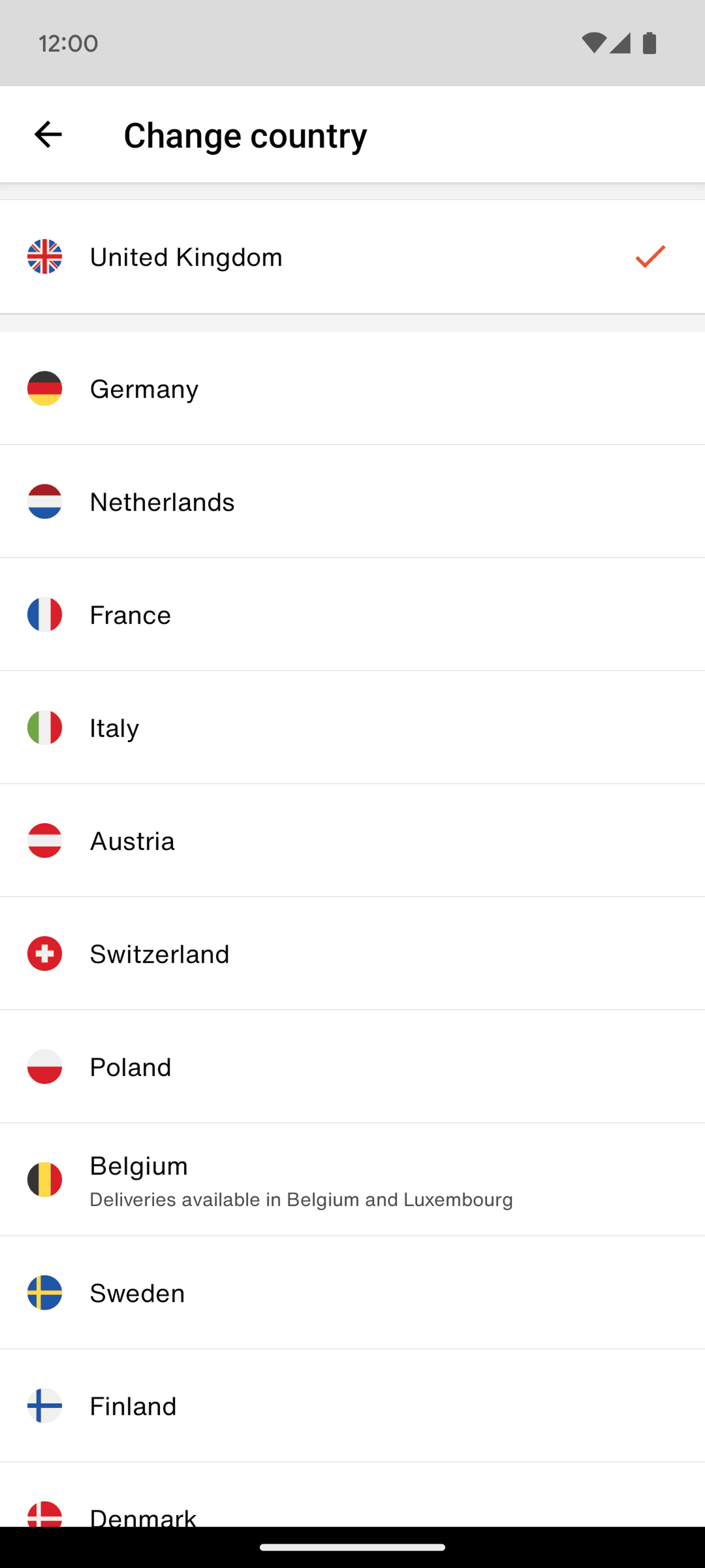 Zalando Android Shopping interface screenshot 19
