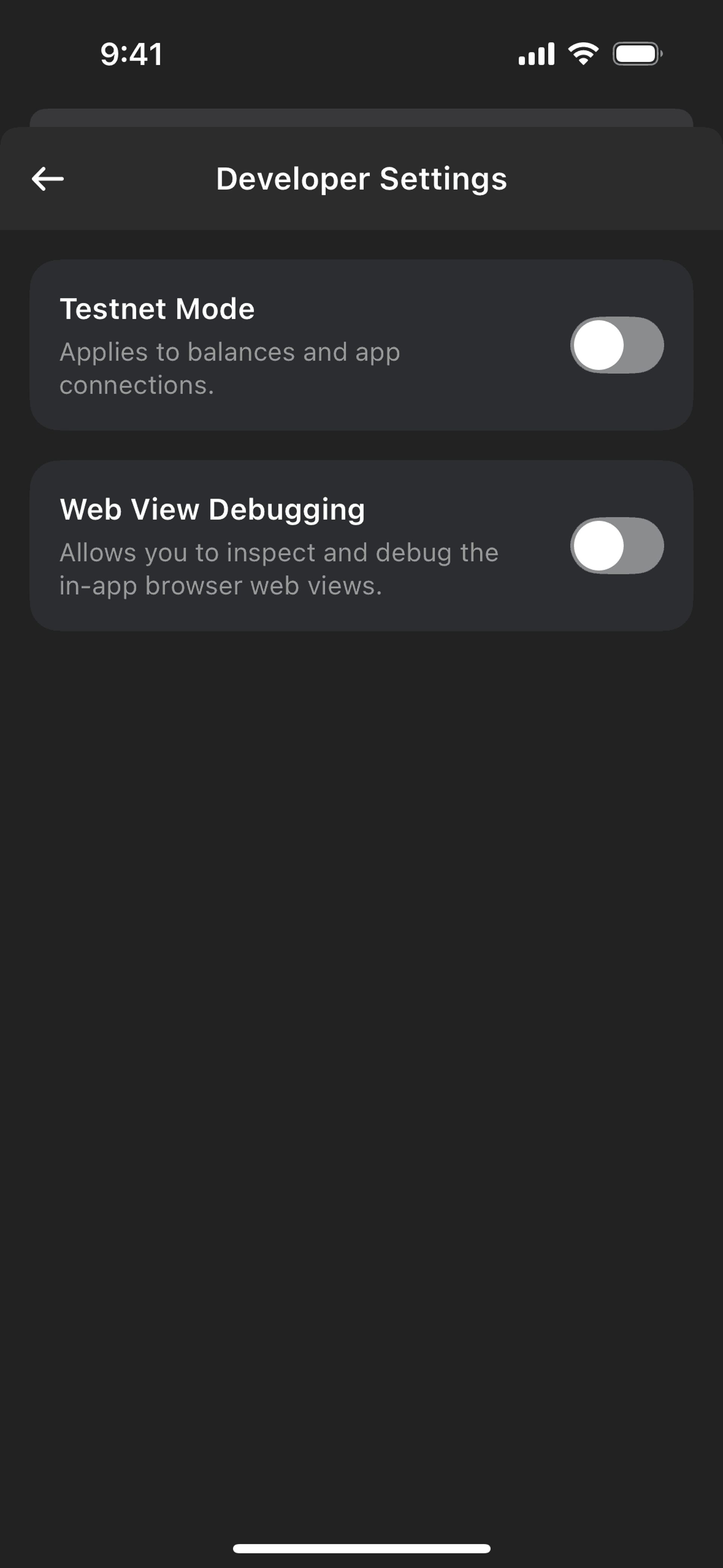 Phantom iOS Crypto & Web3 interface screenshot 15