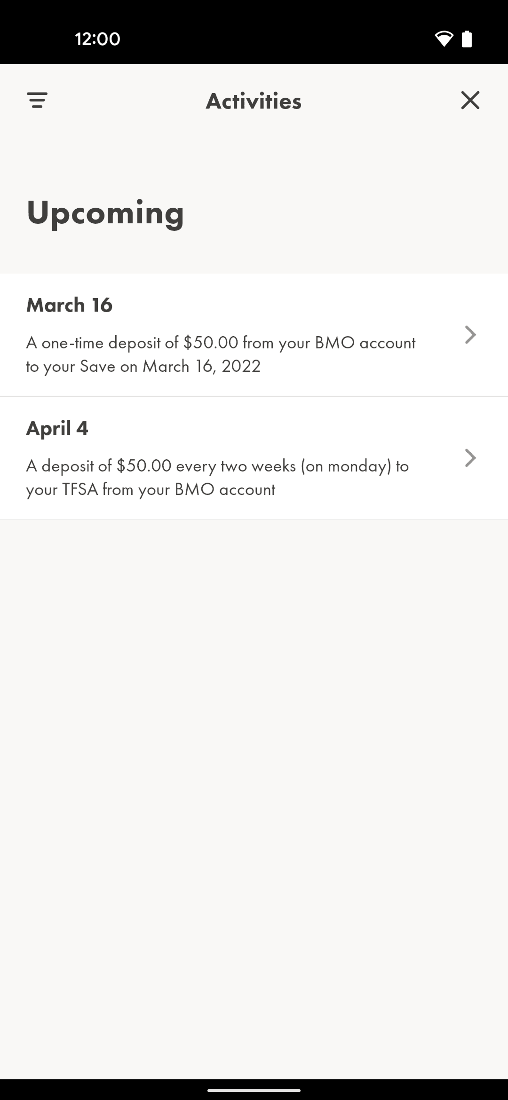 Wealthsimple Invest Android Finance interface screenshot 24