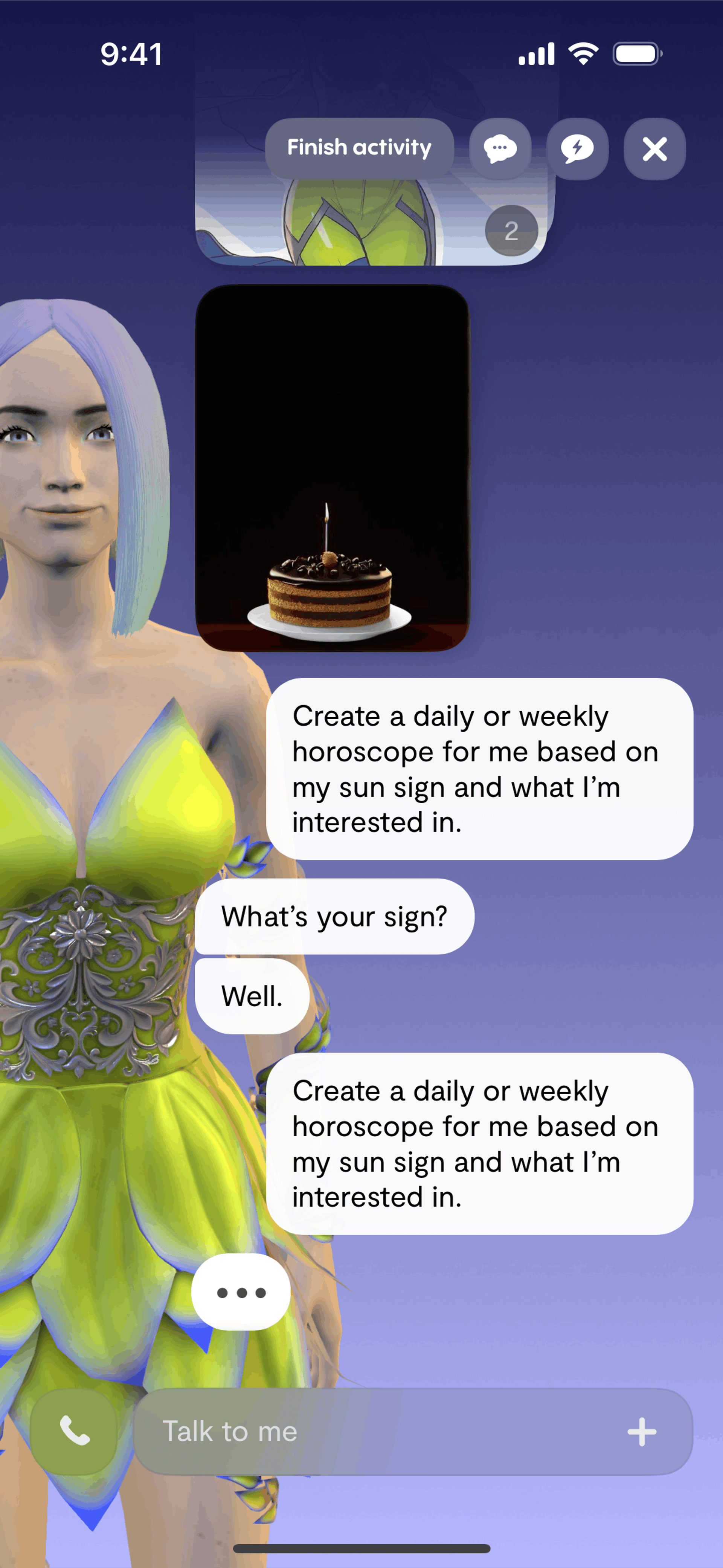 Replika iOS Health & Fitness interface screenshot 18