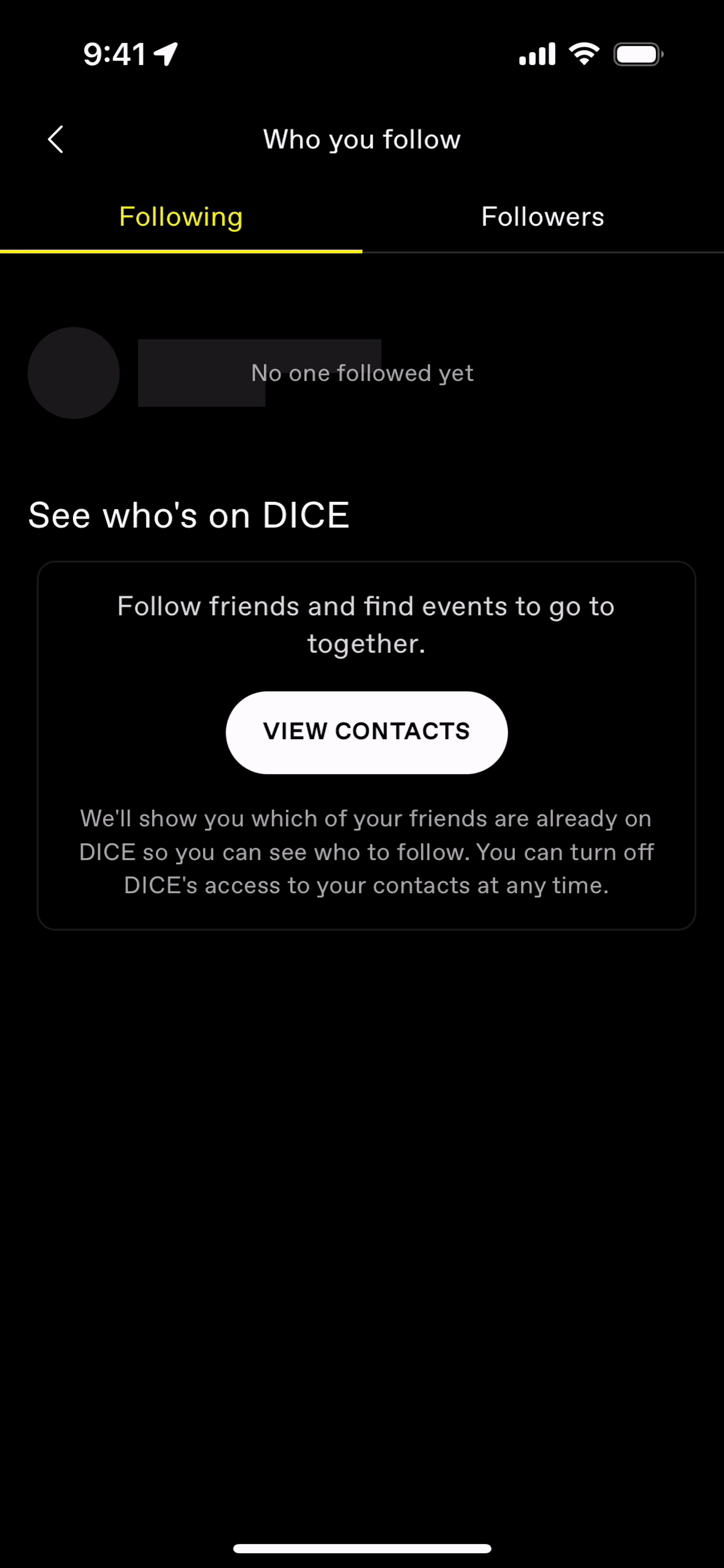 DICE iOS Entertainment interface screenshot 19