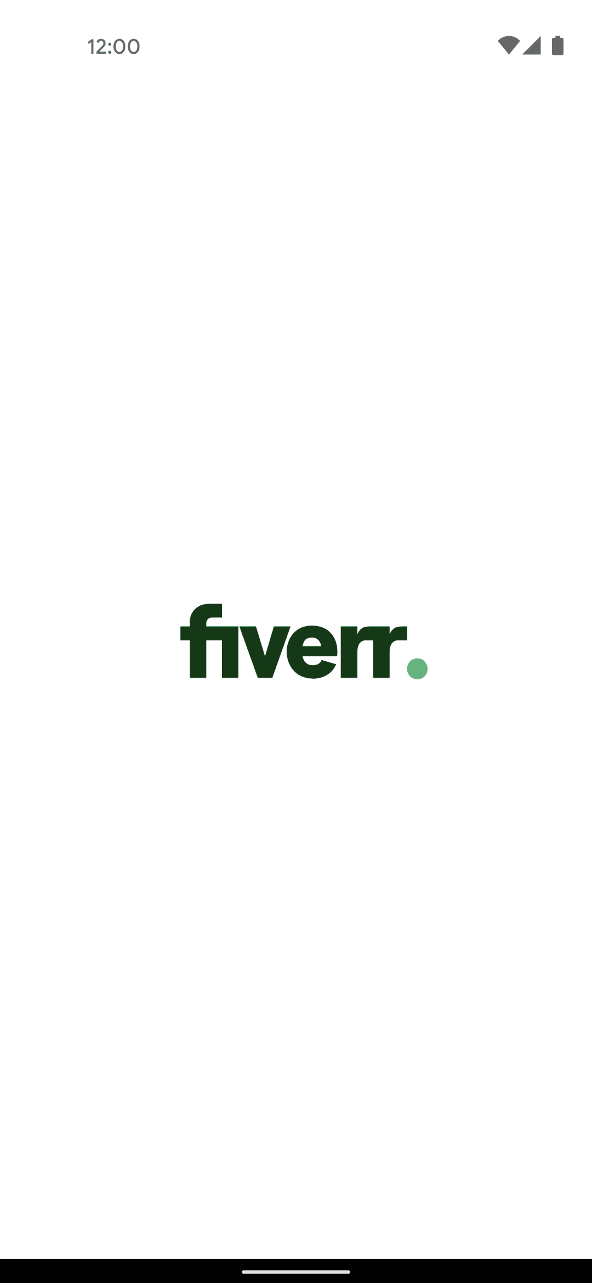 Fiverr Android Business interface screenshot 1