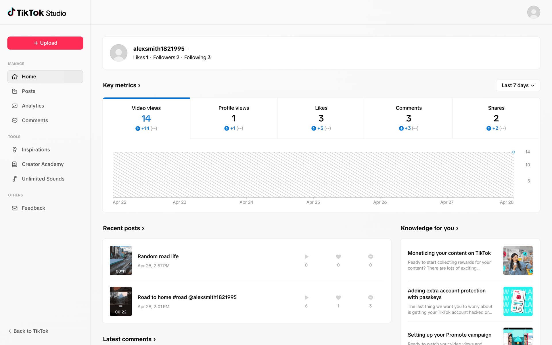 TikTok Web Social Networking interface screenshot 10