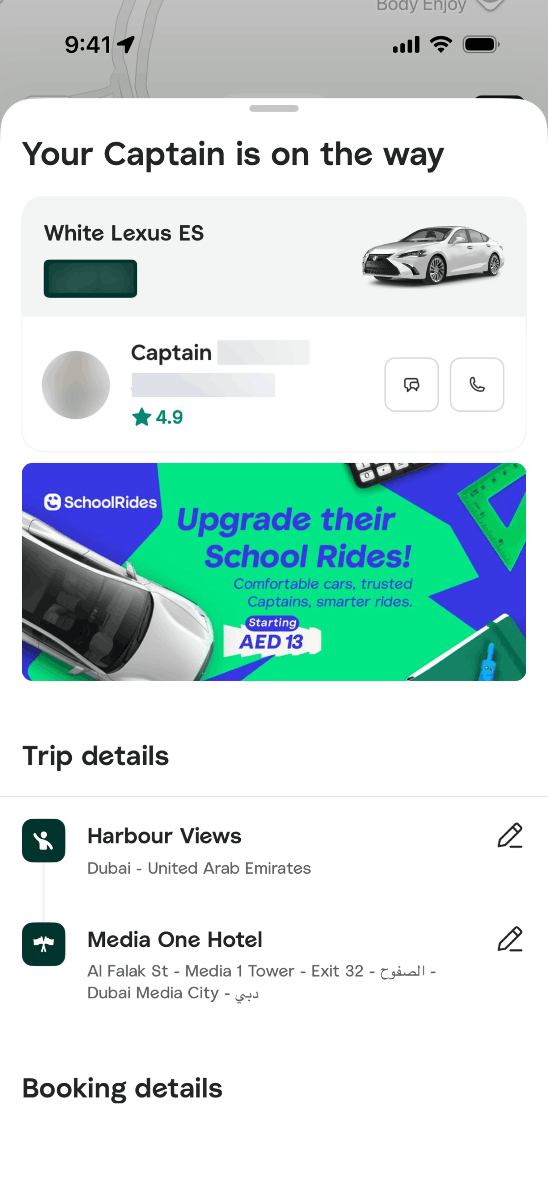 Careem iOS Travel & Transportation interface screenshot 11