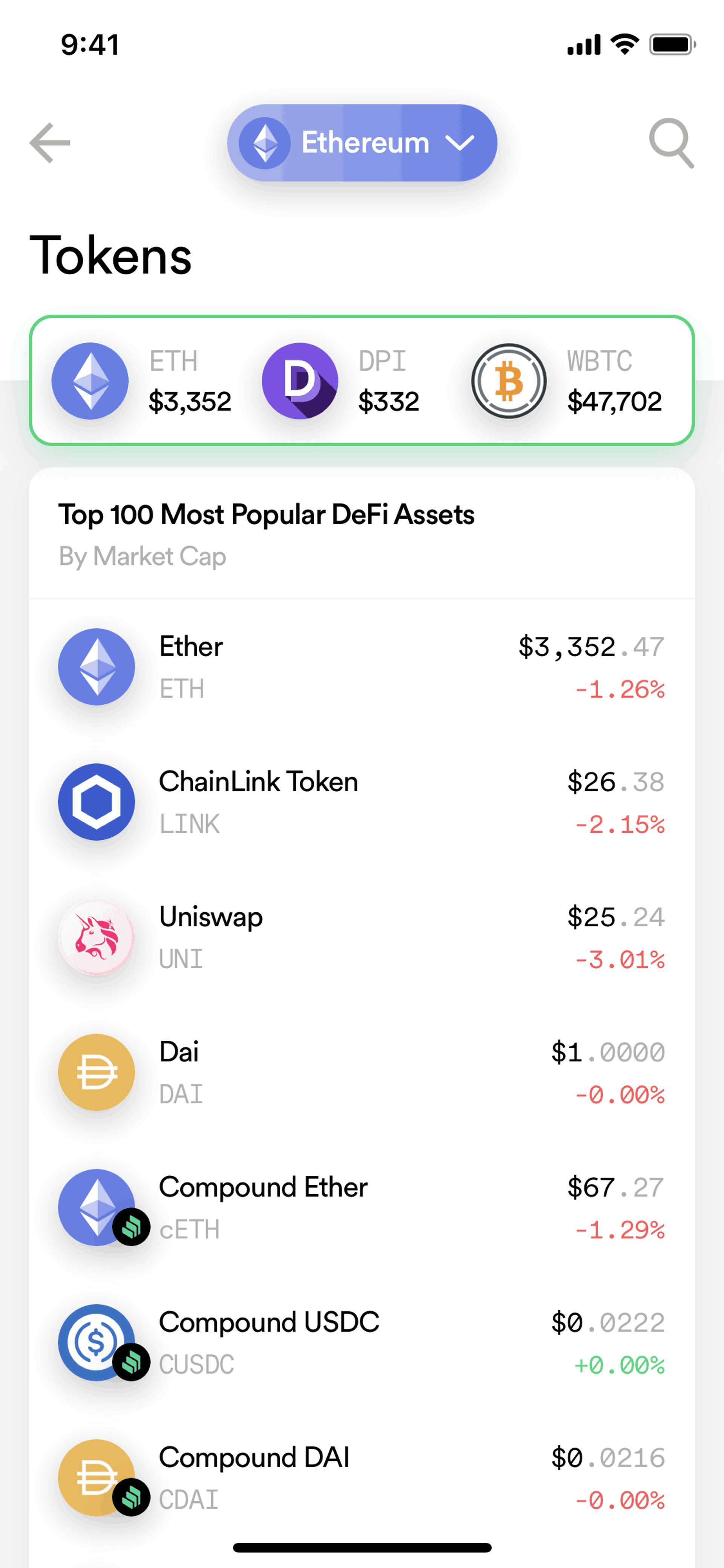Dharma iOS Finance interface screenshot 14