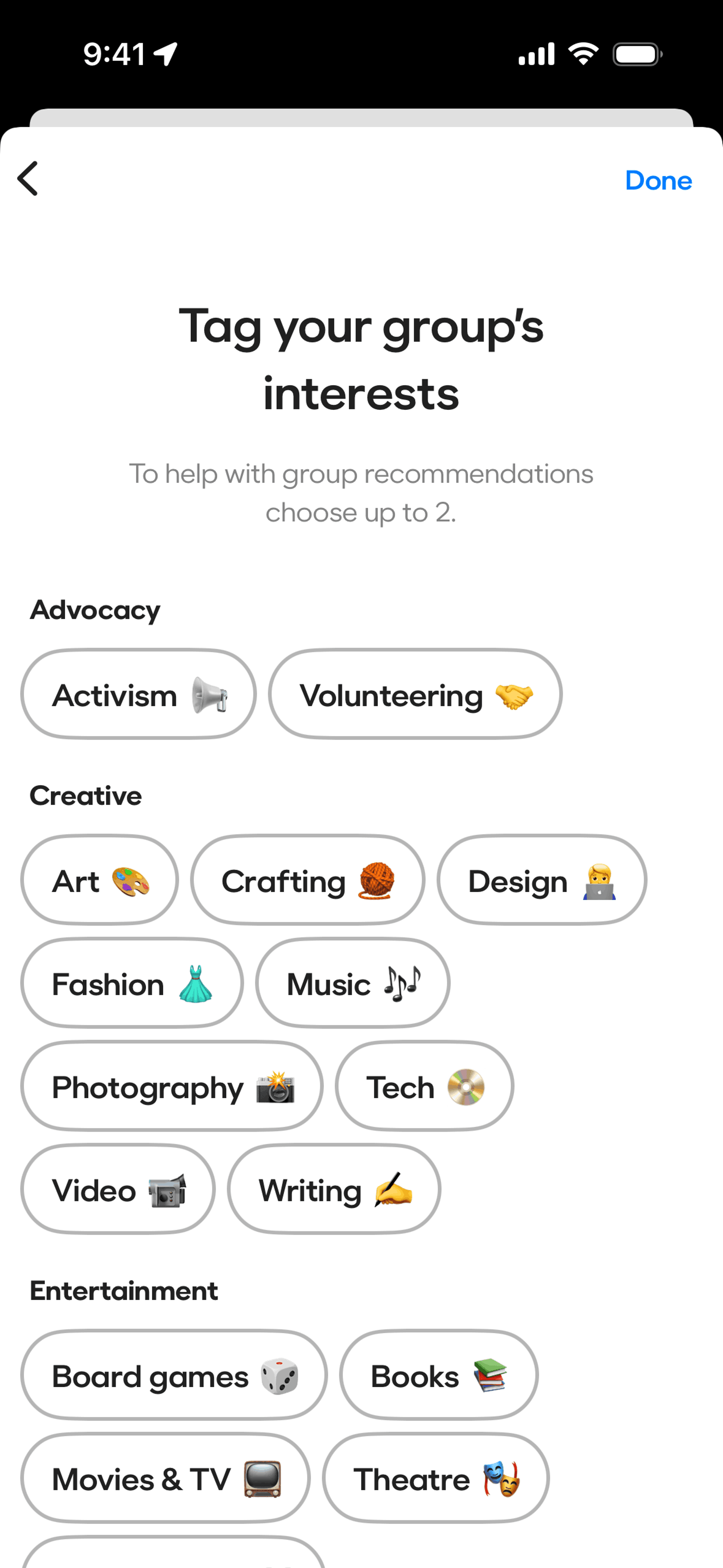 BFF iOS Social Networking interface screenshot 11
