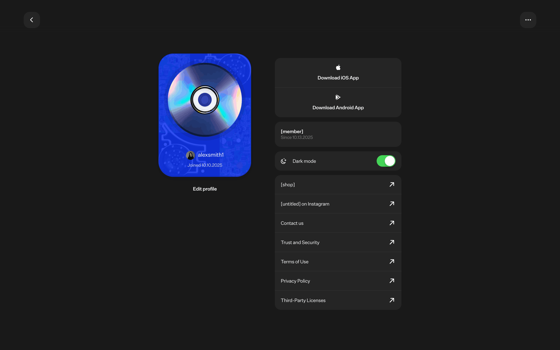 [untitled] Web Music & Audio interface screenshot 5