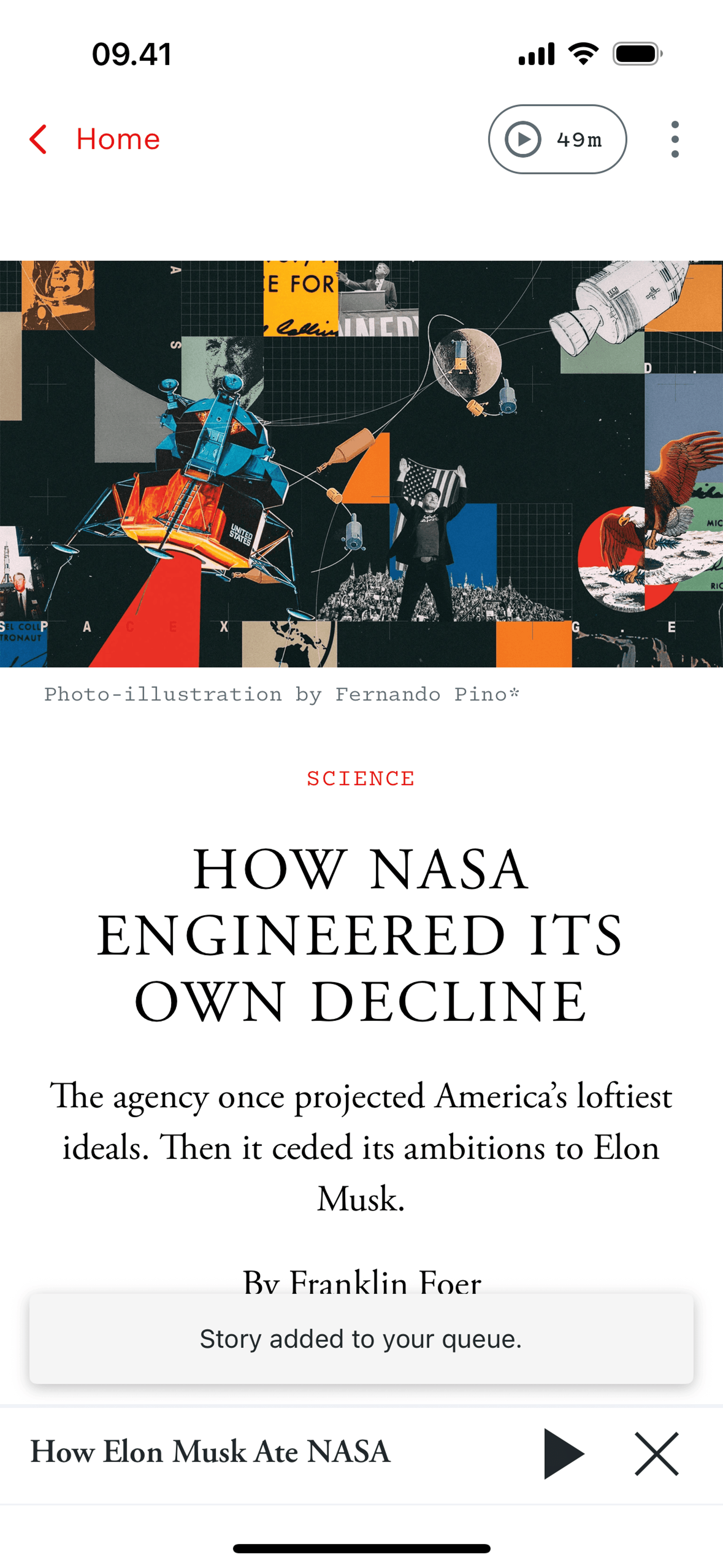The Atlantic Magazine iOS News interface screenshot 17