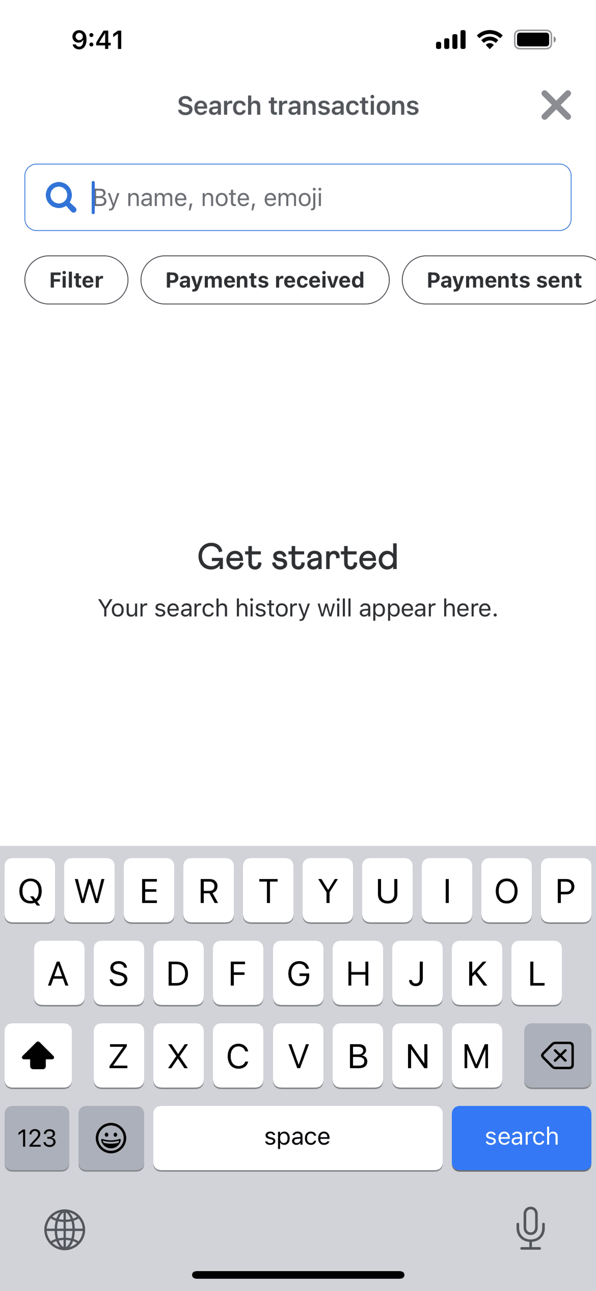 Venmo iOS Finance interface screenshot 22