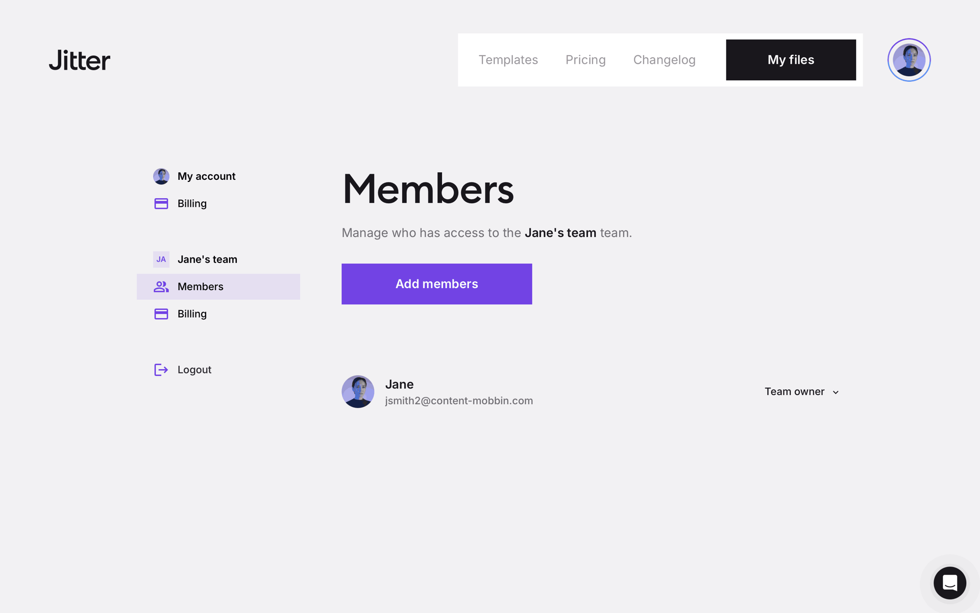 Jitter Web Graphics & Design interface screenshot 23