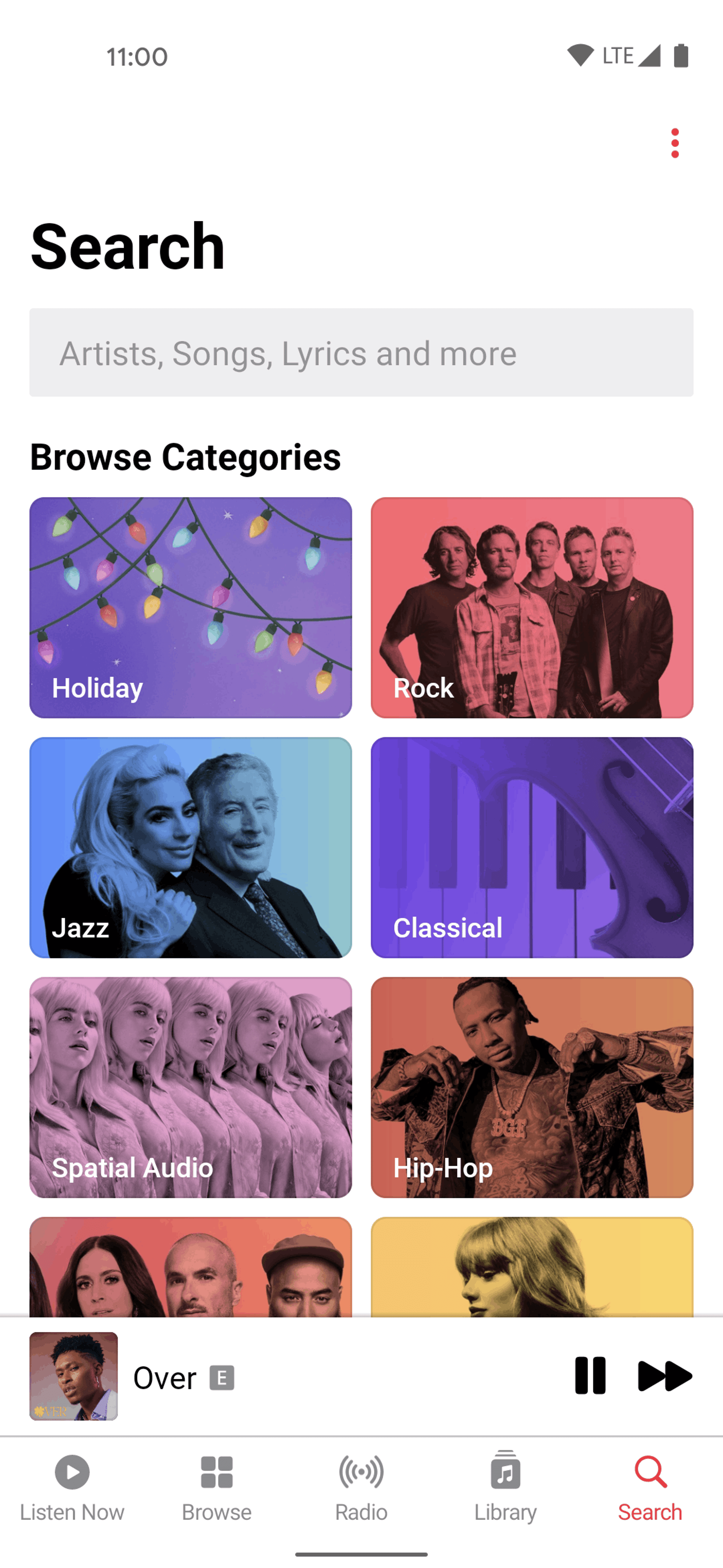Apple Music Android Music & Audio interface screenshot 7