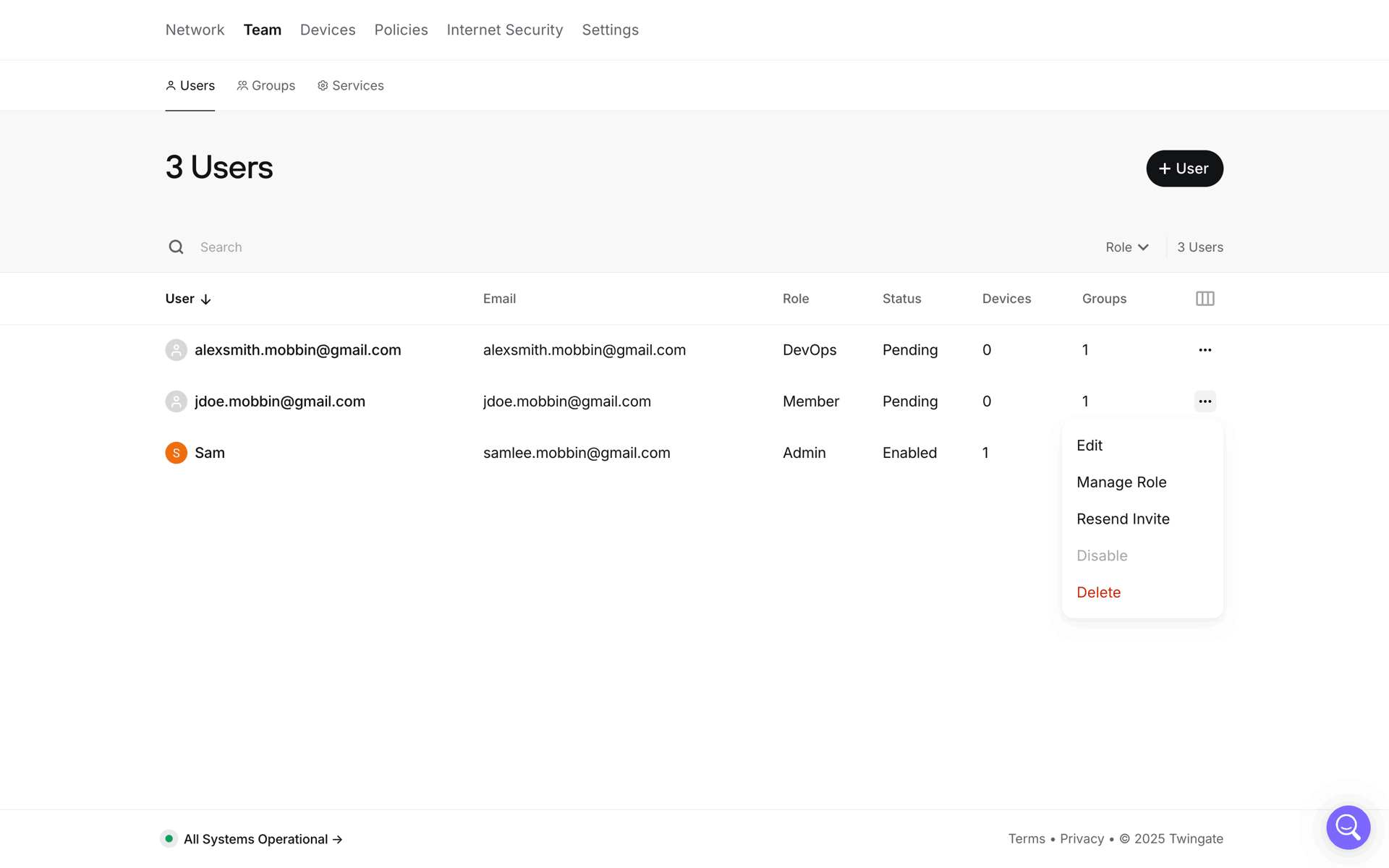 Twingate Web Developer Tools interface screenshot 11