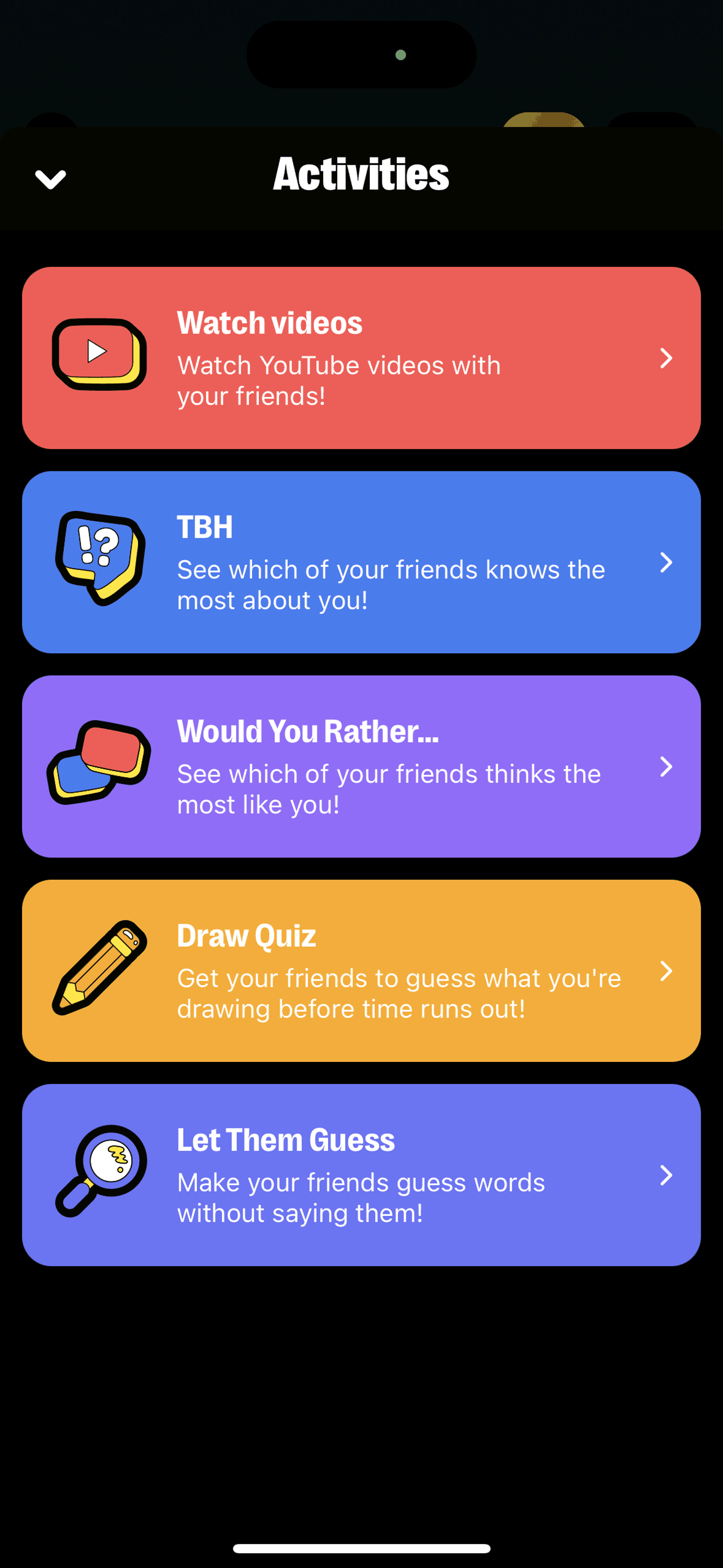 Yubo iOS Social Networking interface screenshot 7