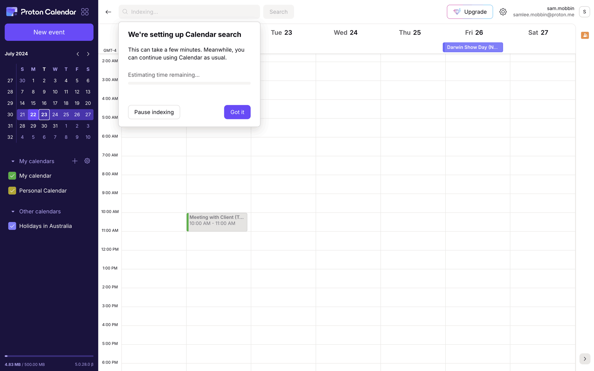 Proton Web Utilities interface screenshot 13