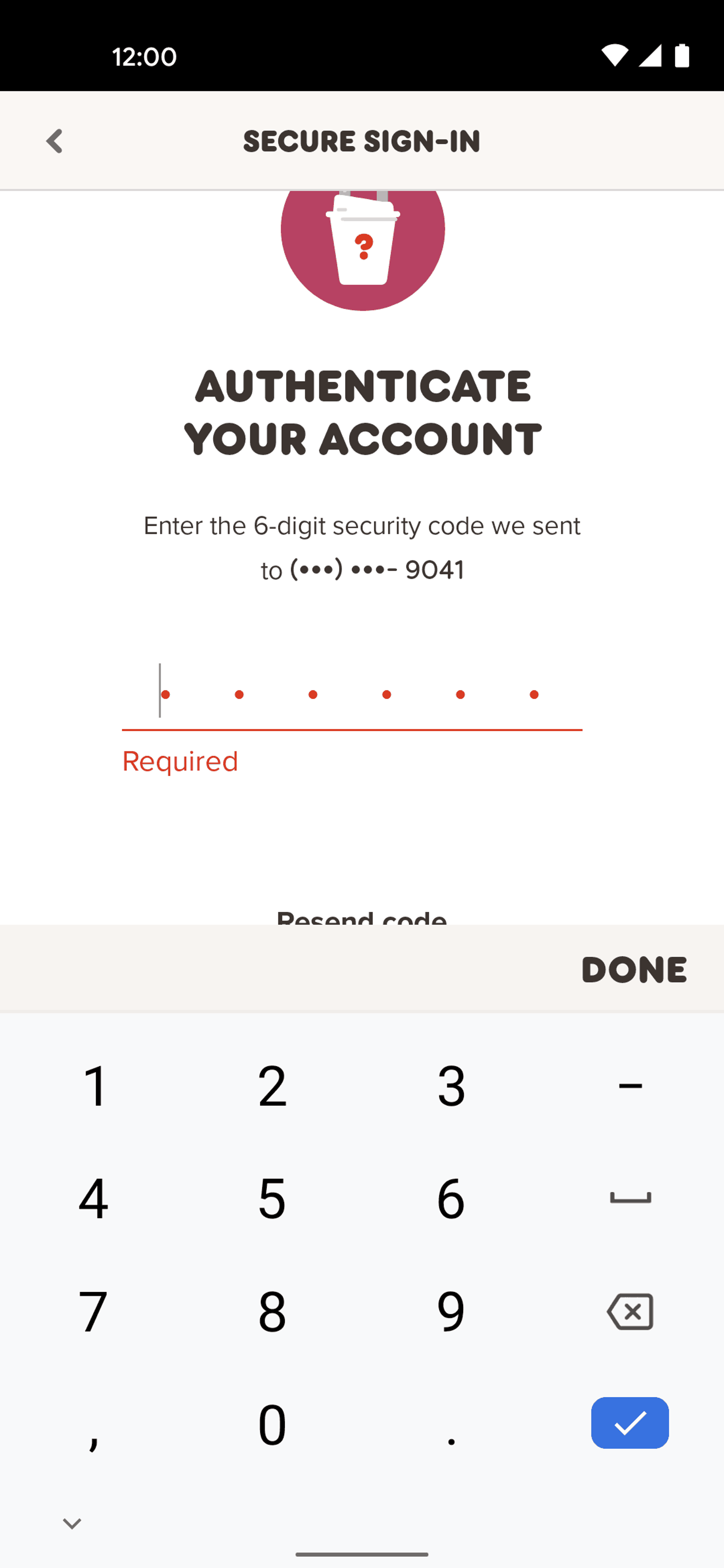 Dunkin' Android Food & Drink interface screenshot 15