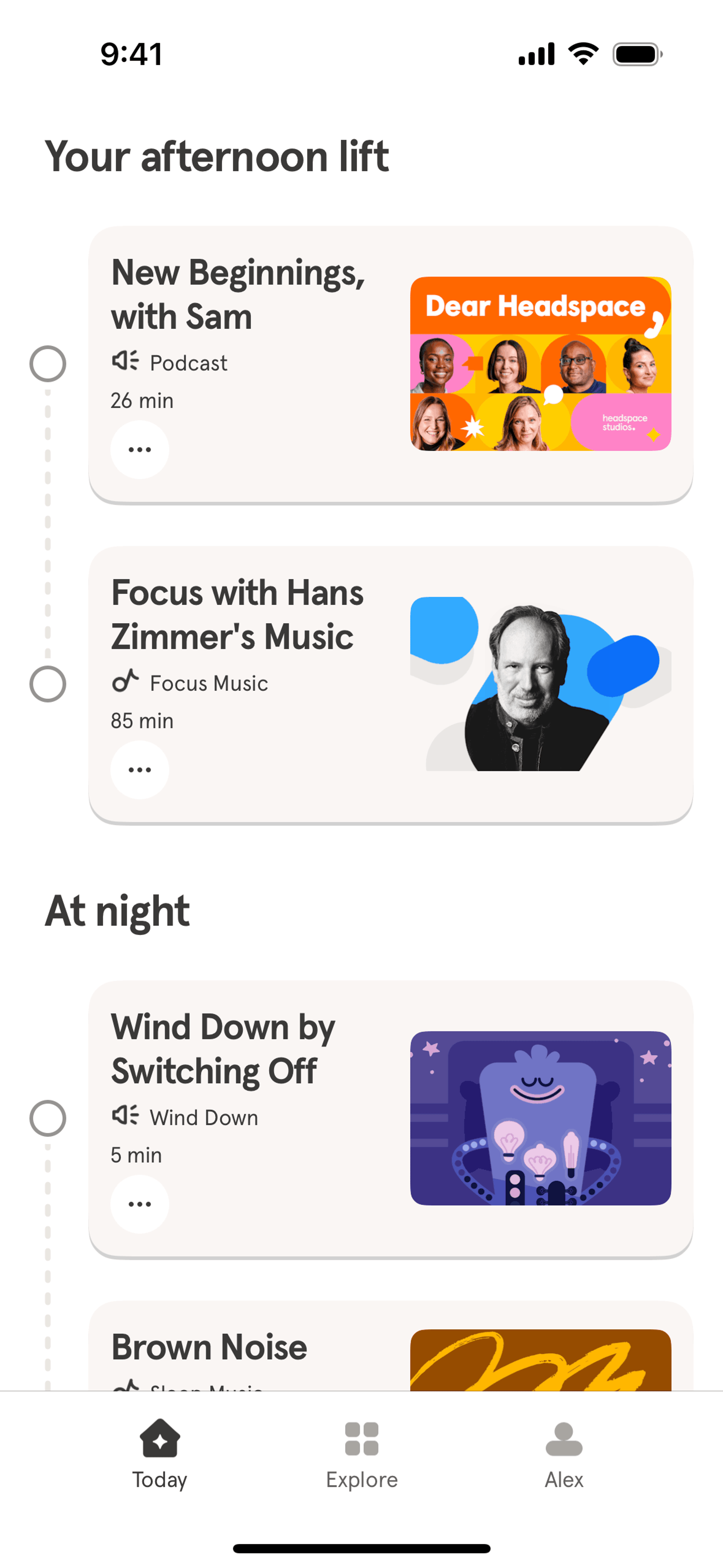 Headspace iOS Health & Fitness interface screenshot 6