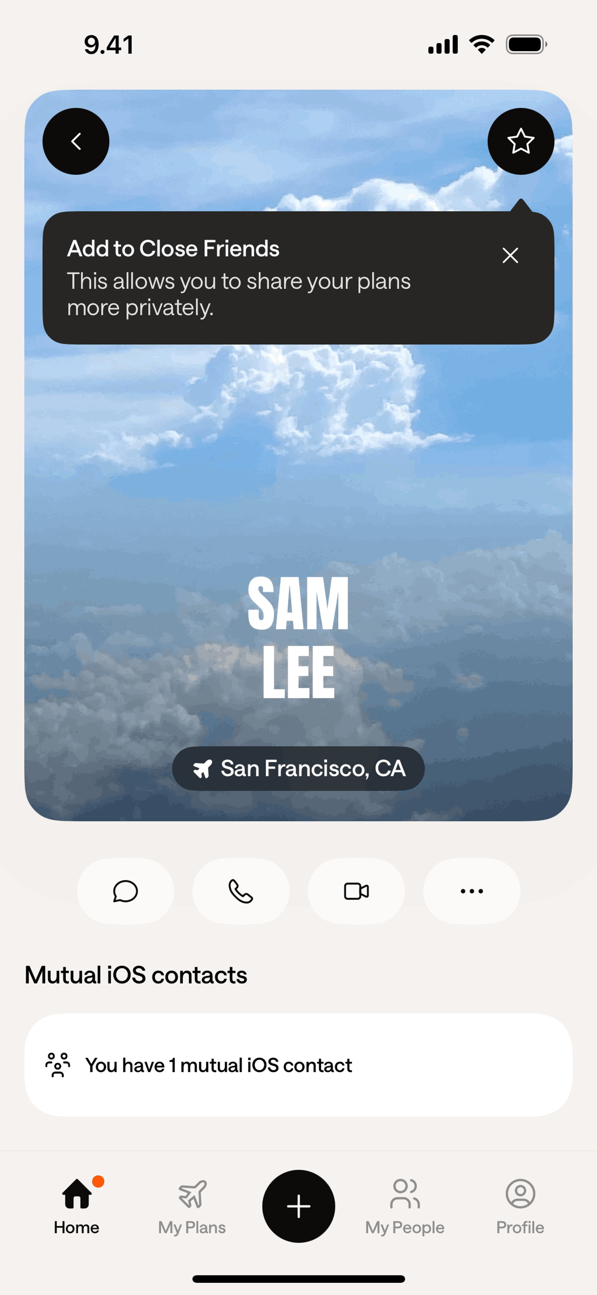 Mozi iOS Social Networking interface screenshot 16
