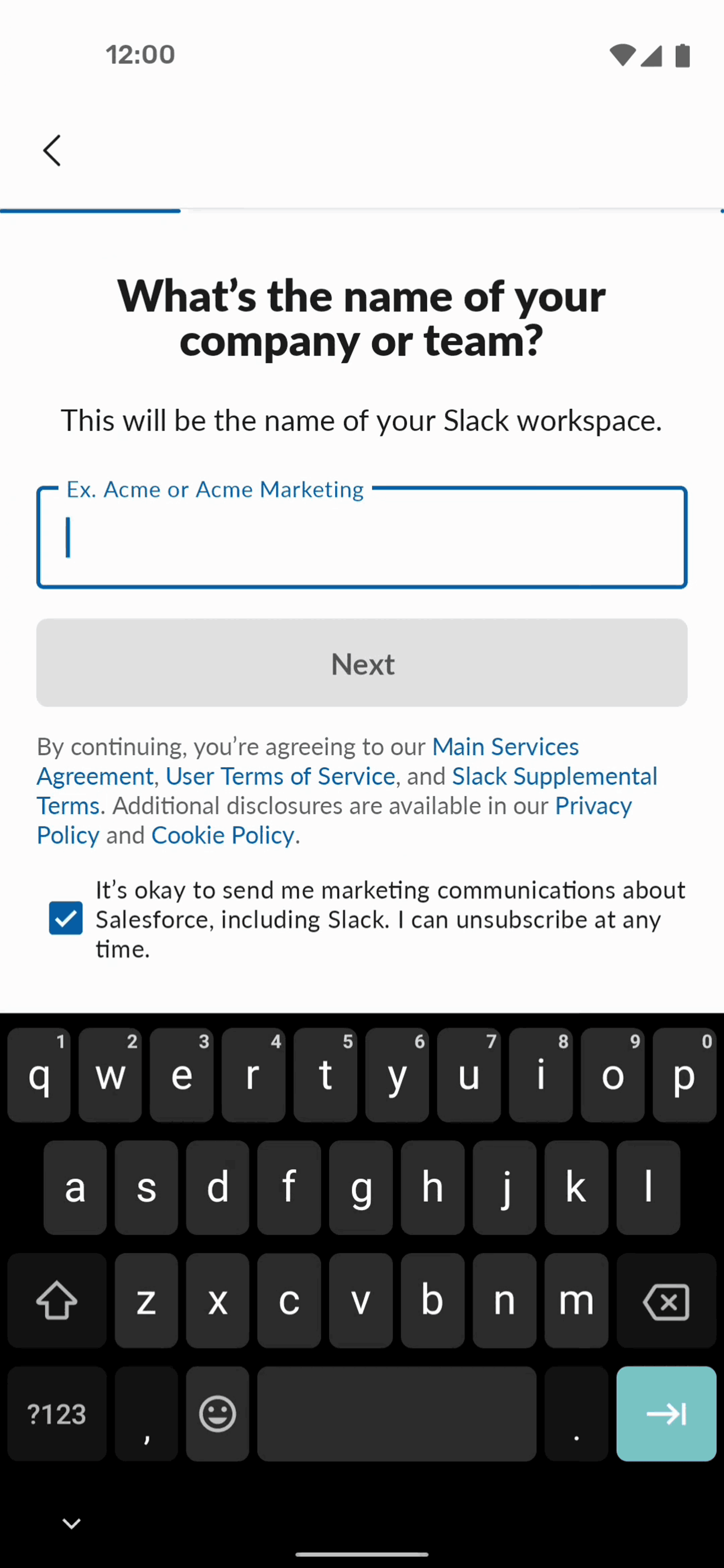 Slack Android Business interface screenshot 15