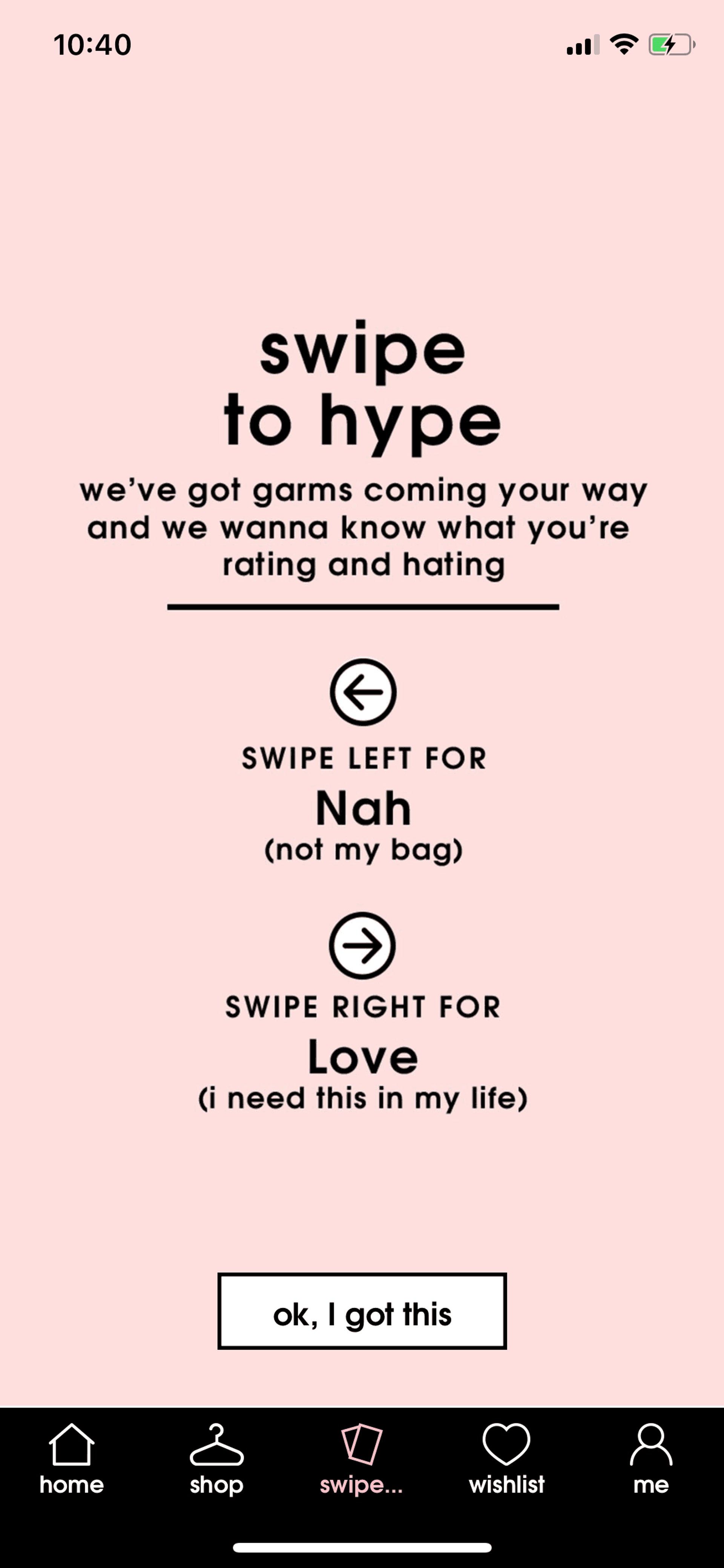Missguided iOS Shopping interface screenshot 23