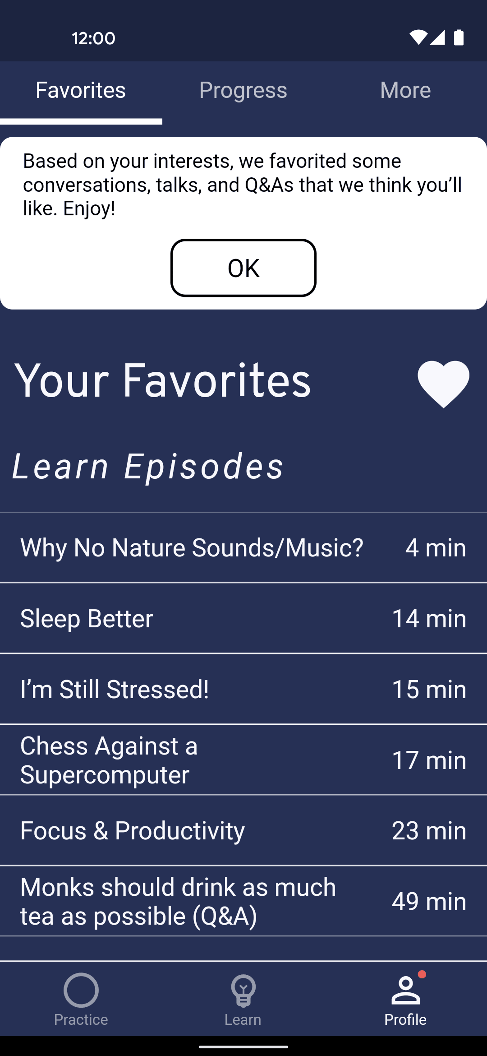 Brightmind Android Health & Fitness interface screenshot 3