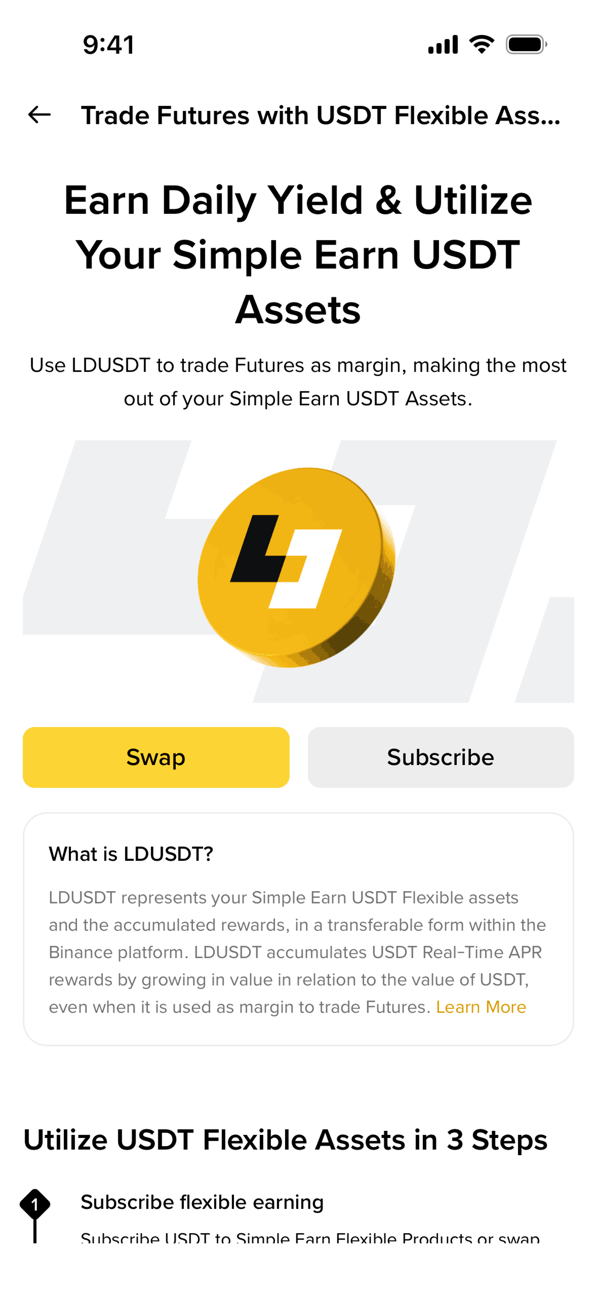 Binance iOS Finance interface screenshot 20
