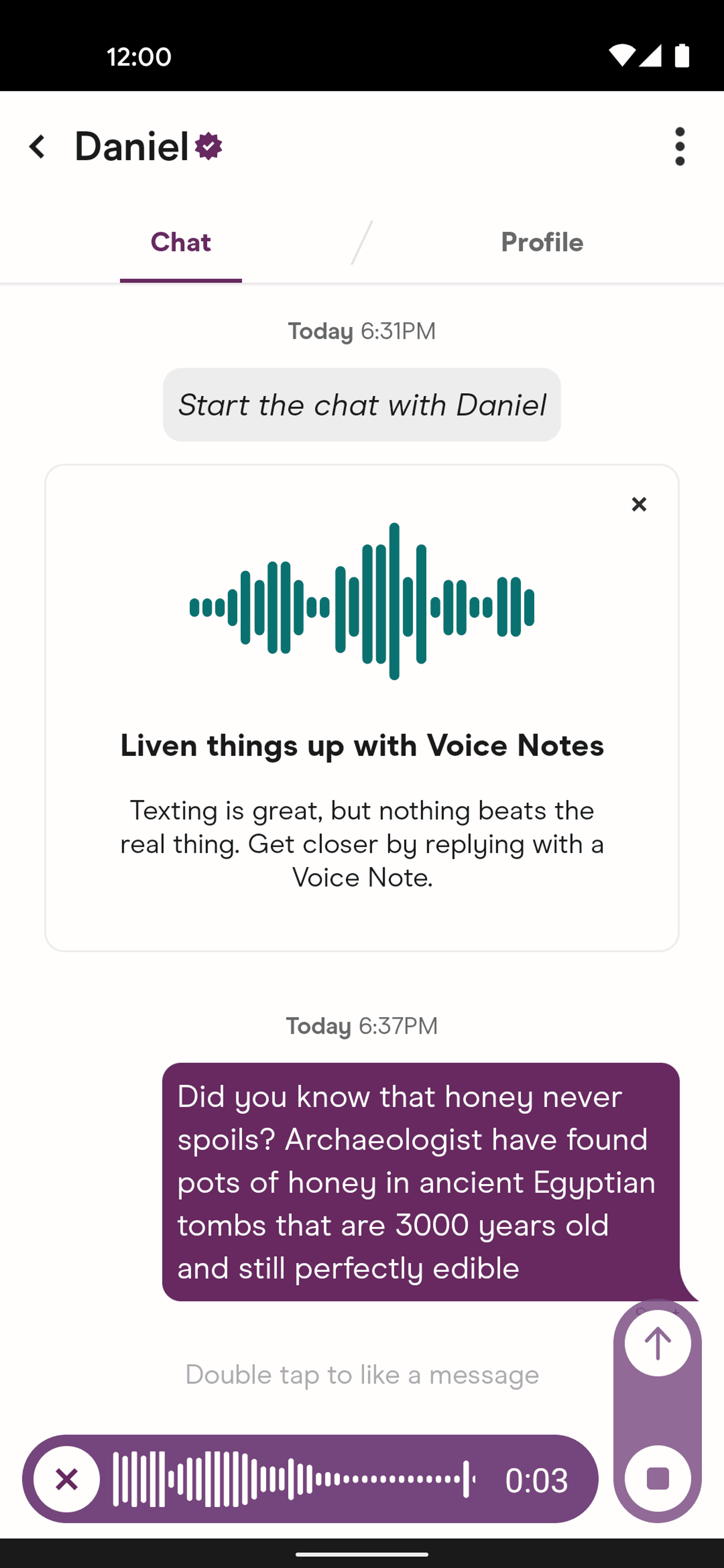 Hinge Android Lifestyle interface screenshot 13
