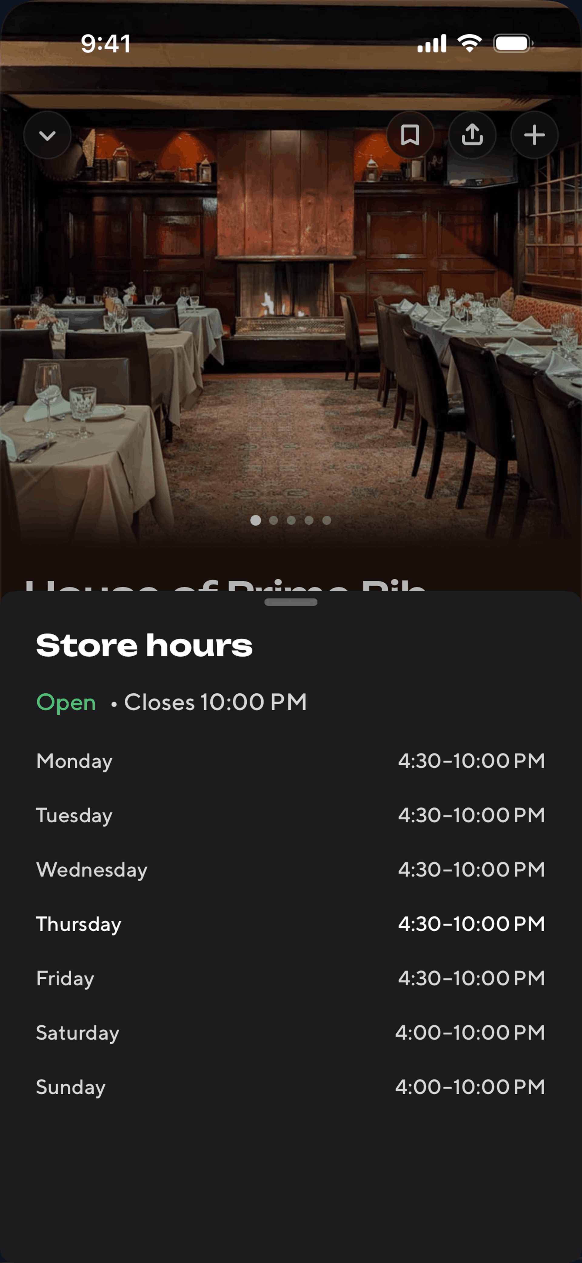 Zesty iOS Food & Drink interface screenshot 5
