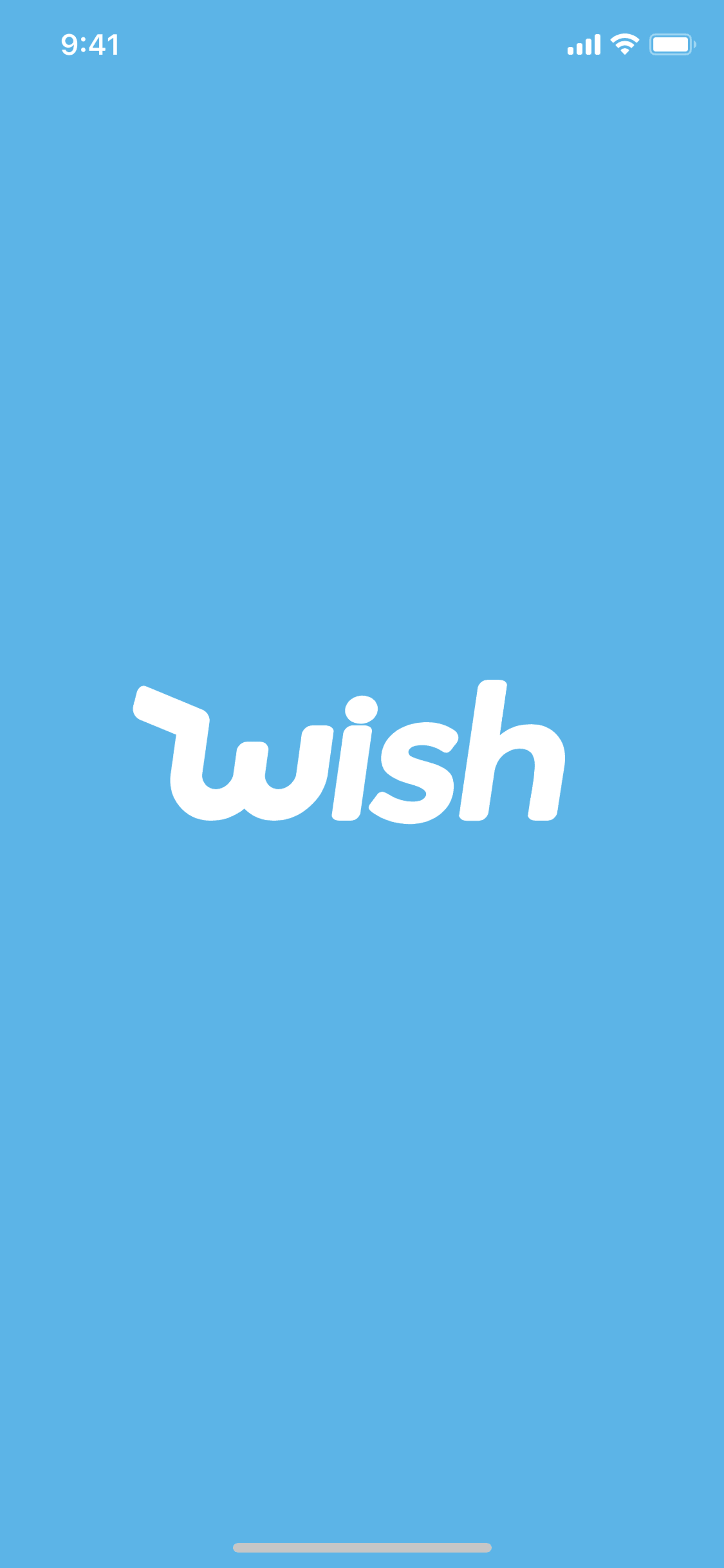 Wish iOS Shopping interface screenshot 1