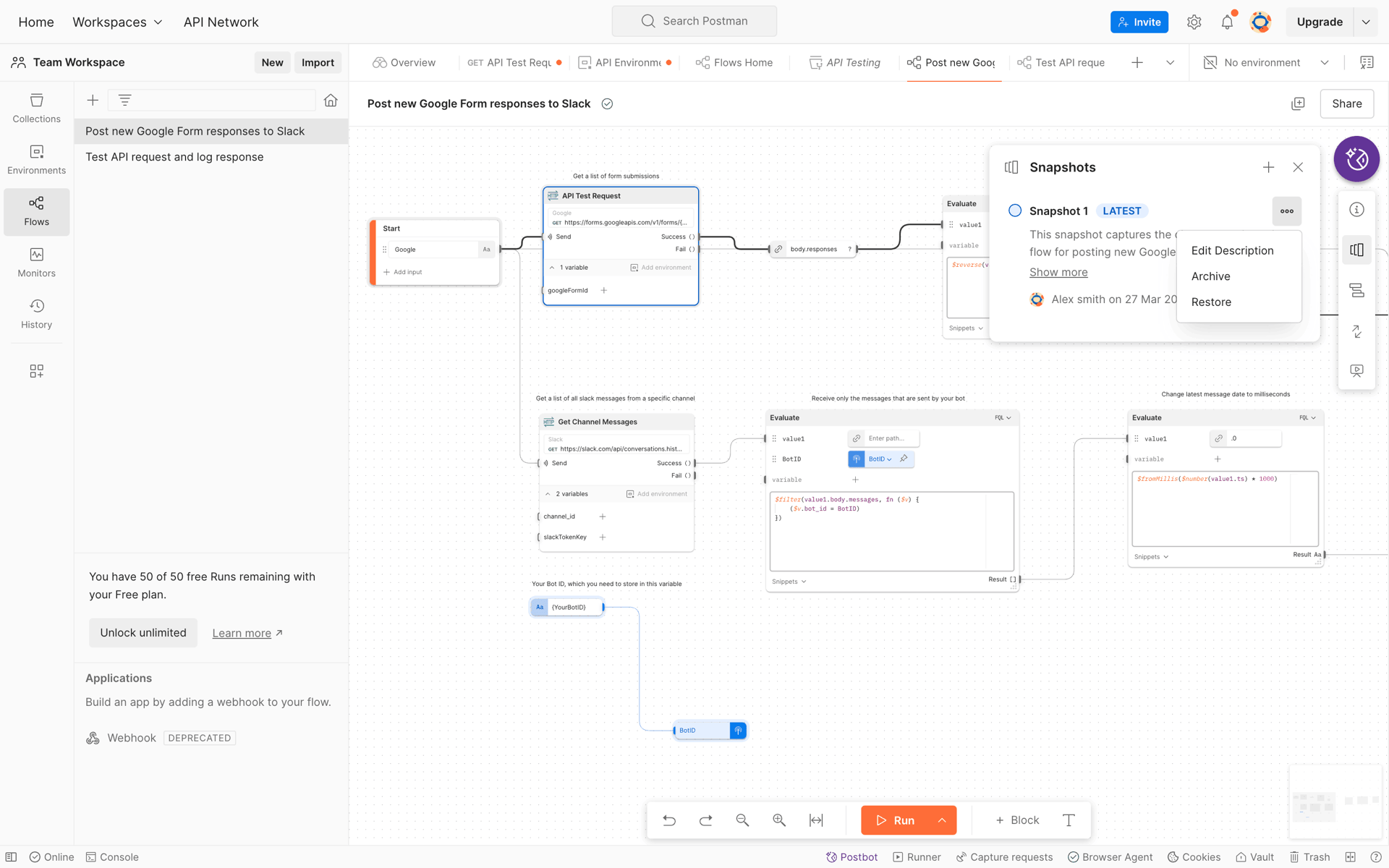 Postman Web Developer Tools interface screenshot 23