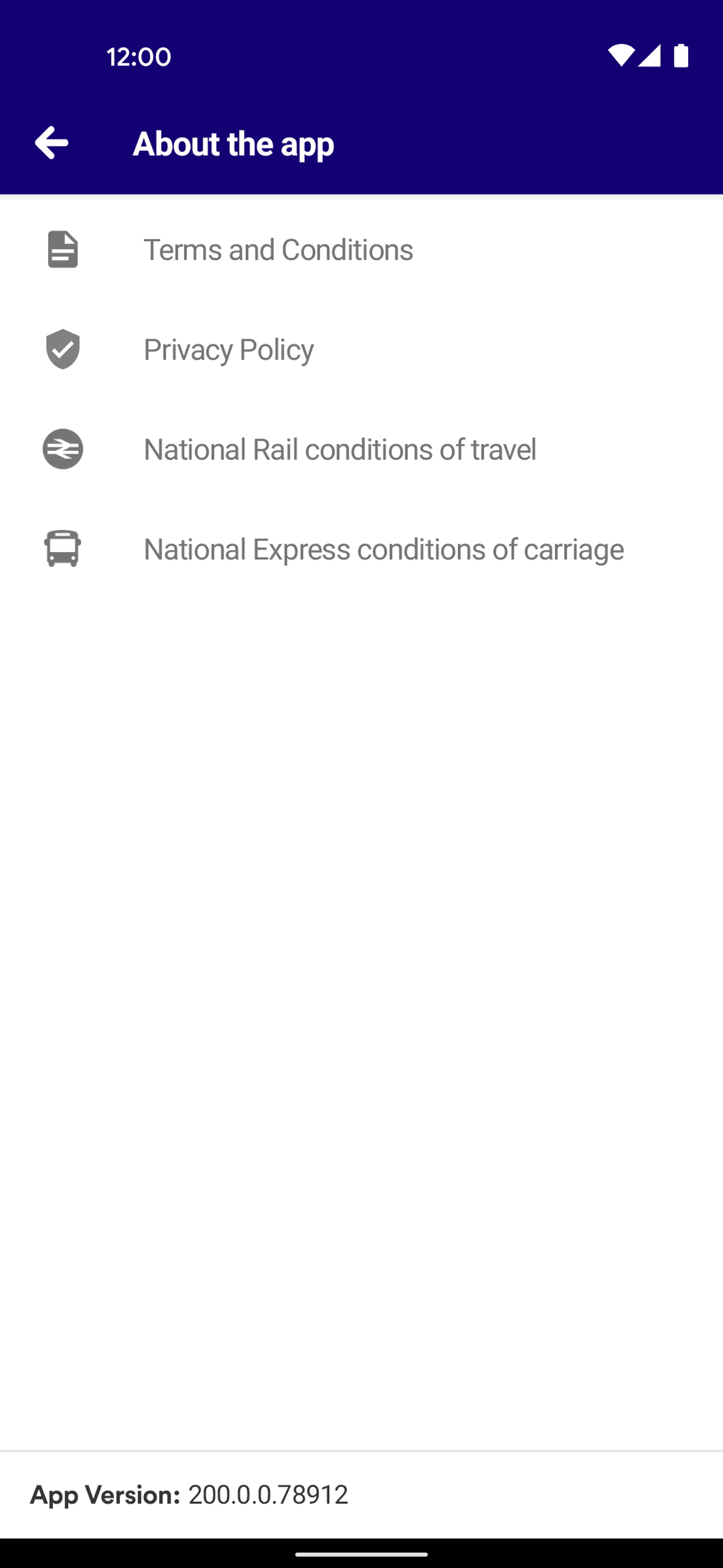 Trainline Android Travel & Transportation interface screenshot 16