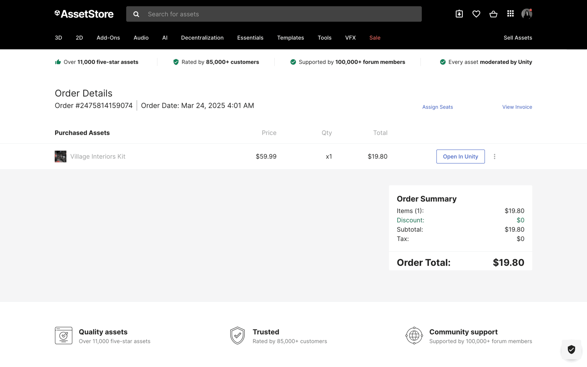 Unity Web Developer Tools interface screenshot 5