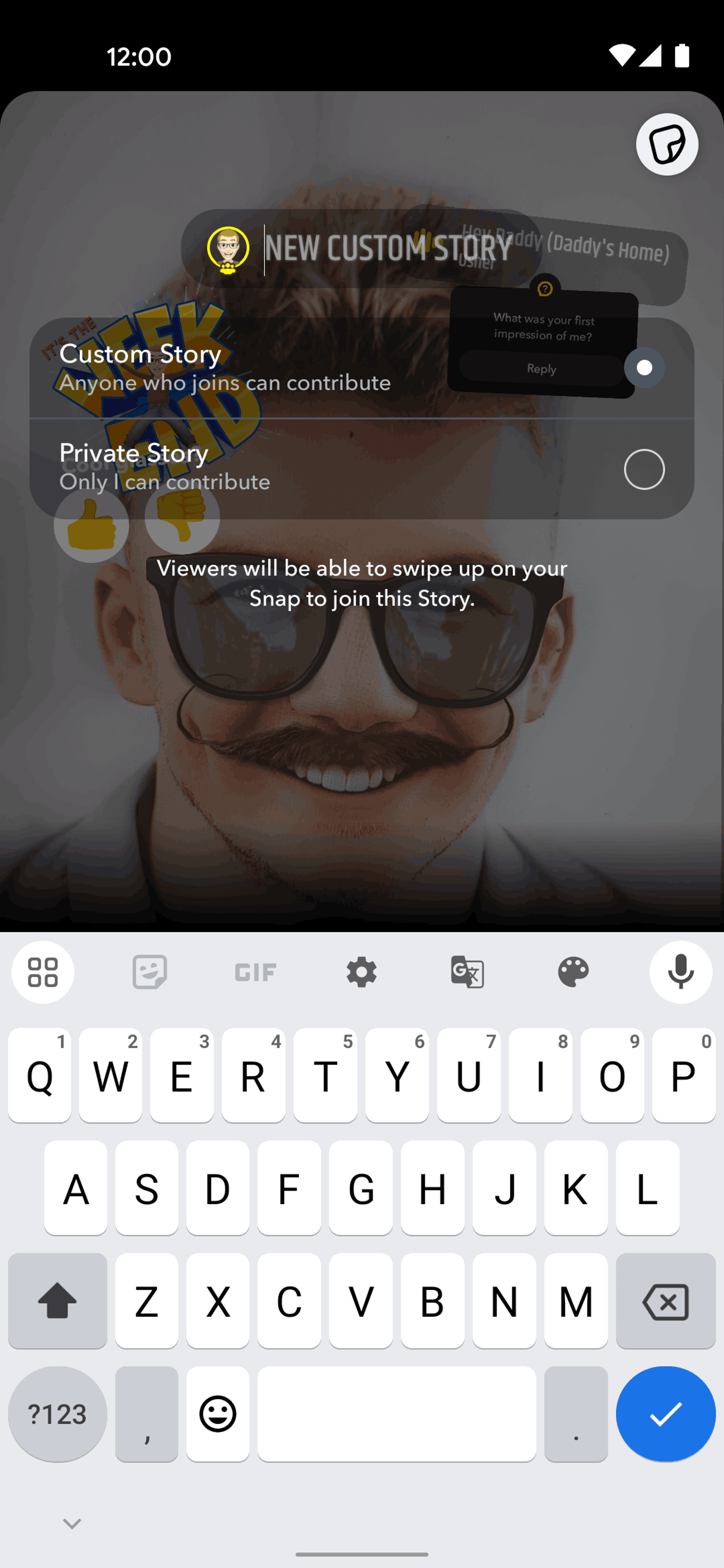 Snapchat Android Social Networking interface screenshot 17