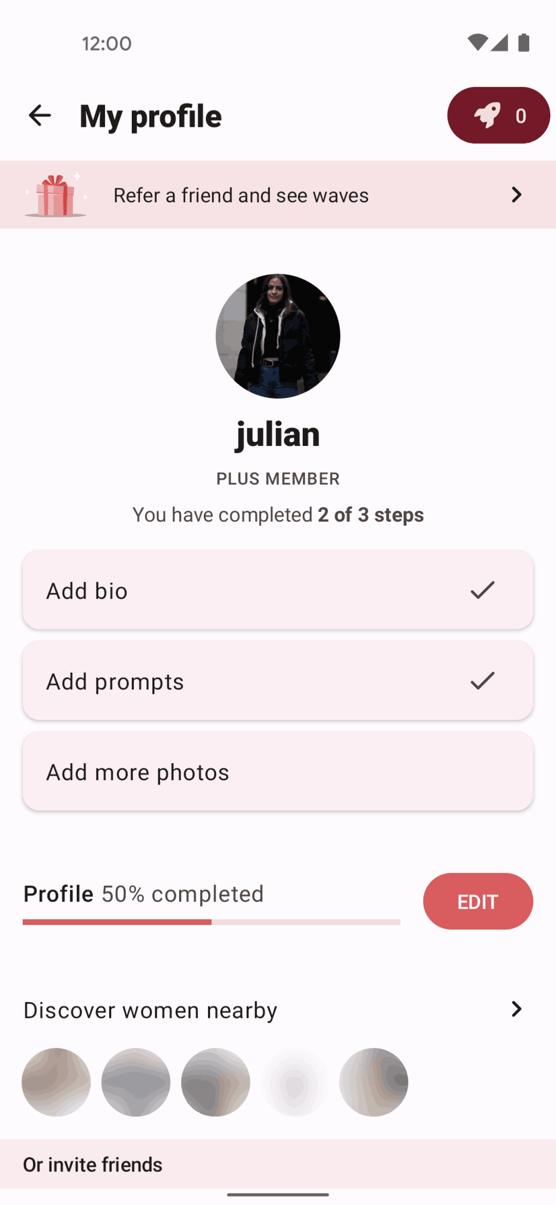 Peanut Android Social Networking interface screenshot 15