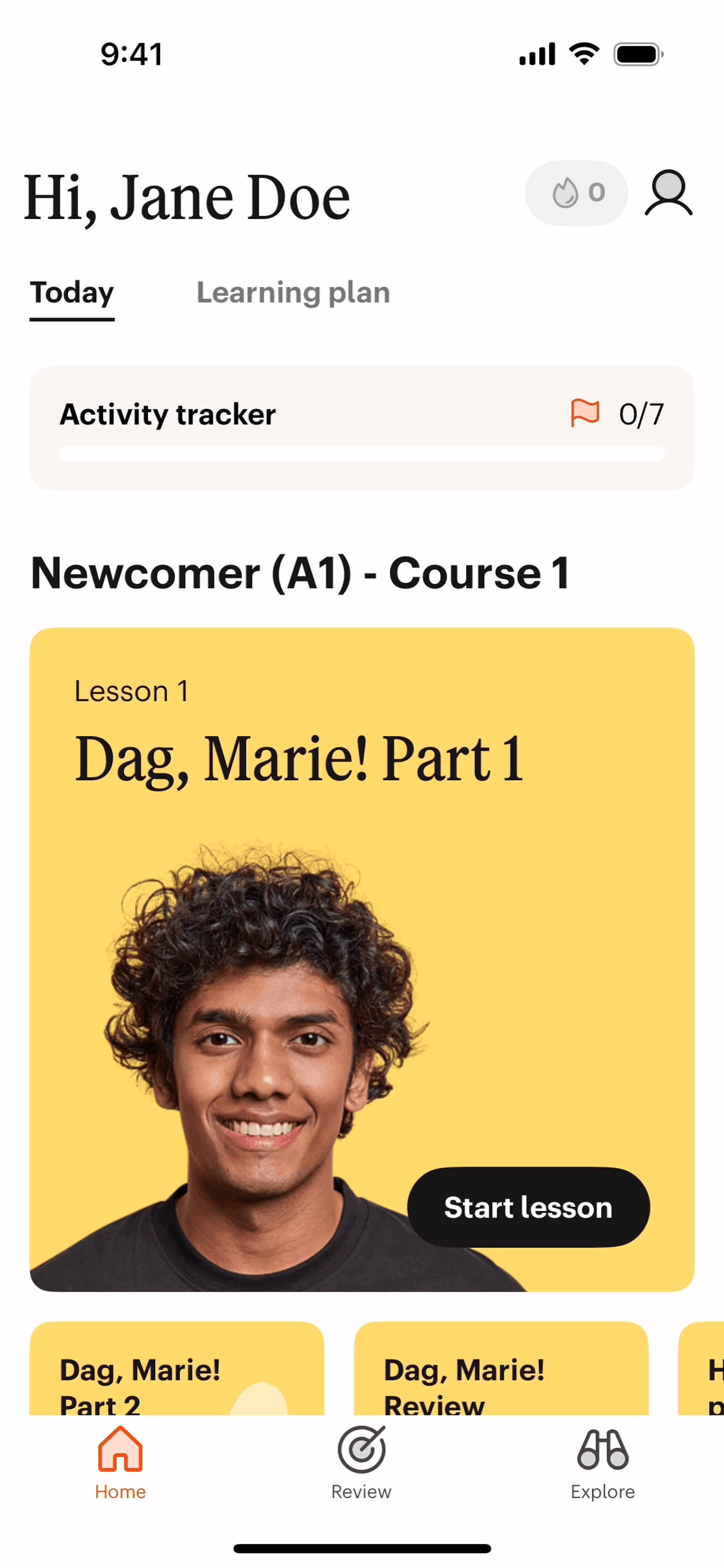 Babbel iOS Education interface screenshot 8