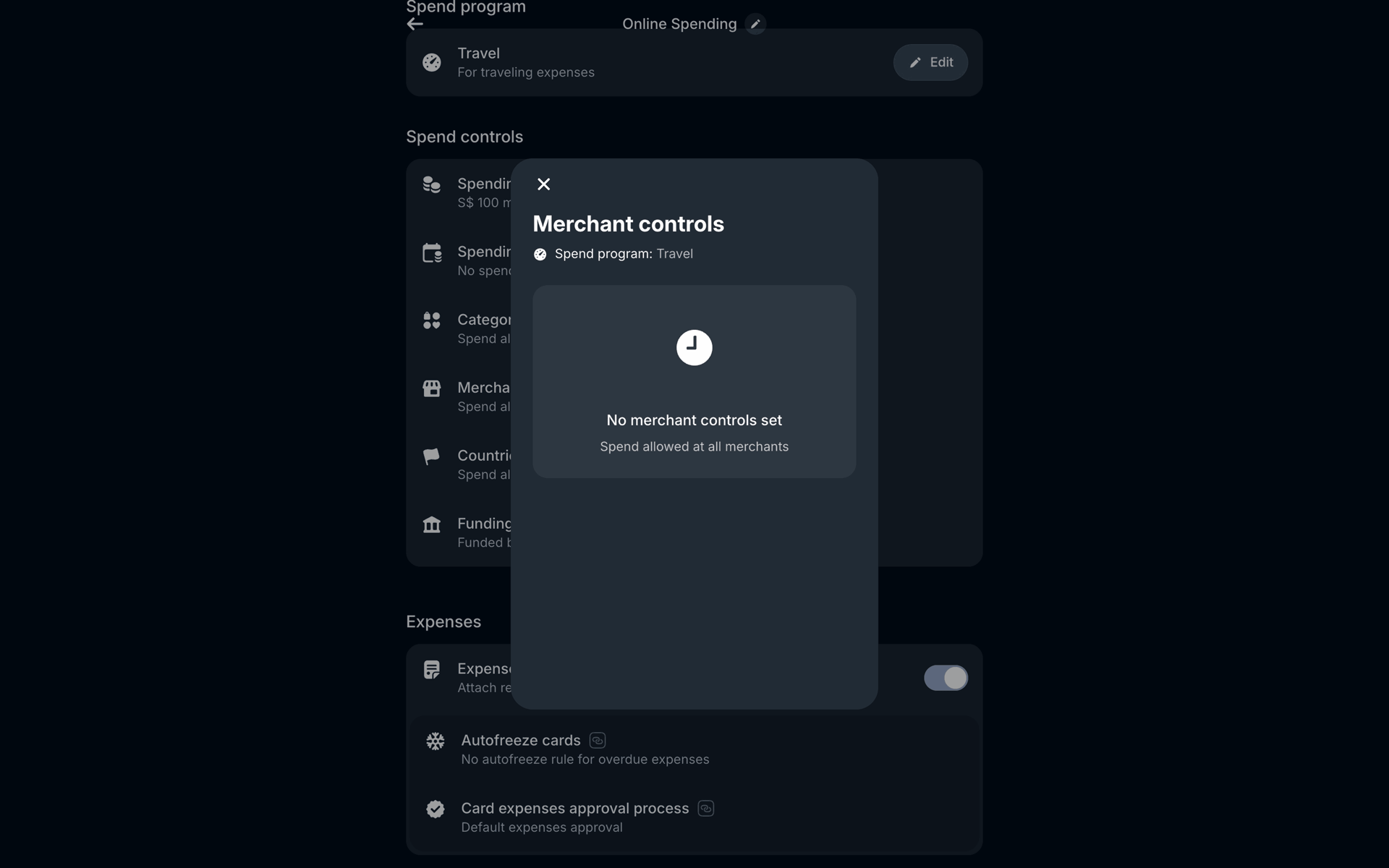 Revolut Business Web Finance interface screenshot 14