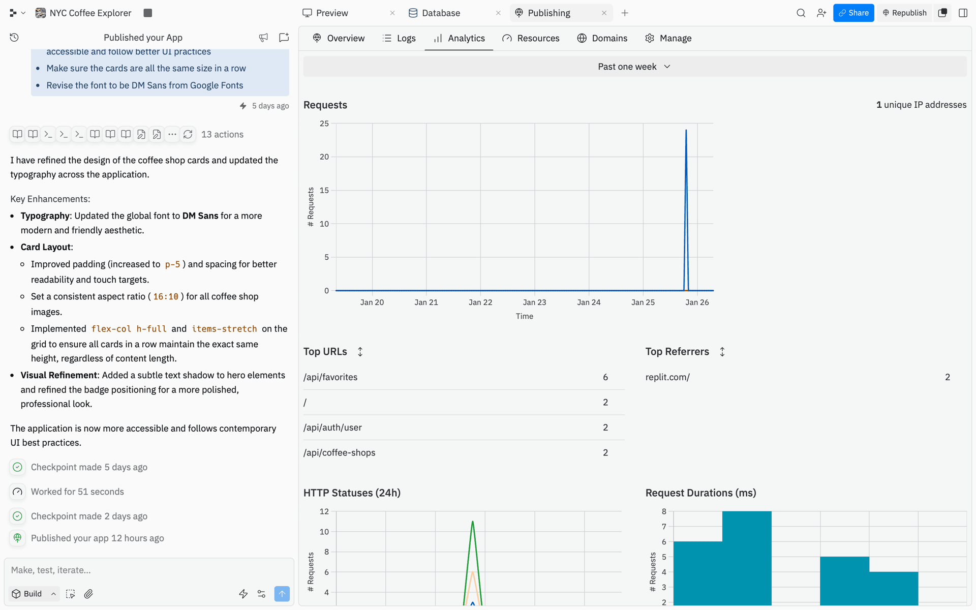 Replit Web Developer Tools interface screenshot 16