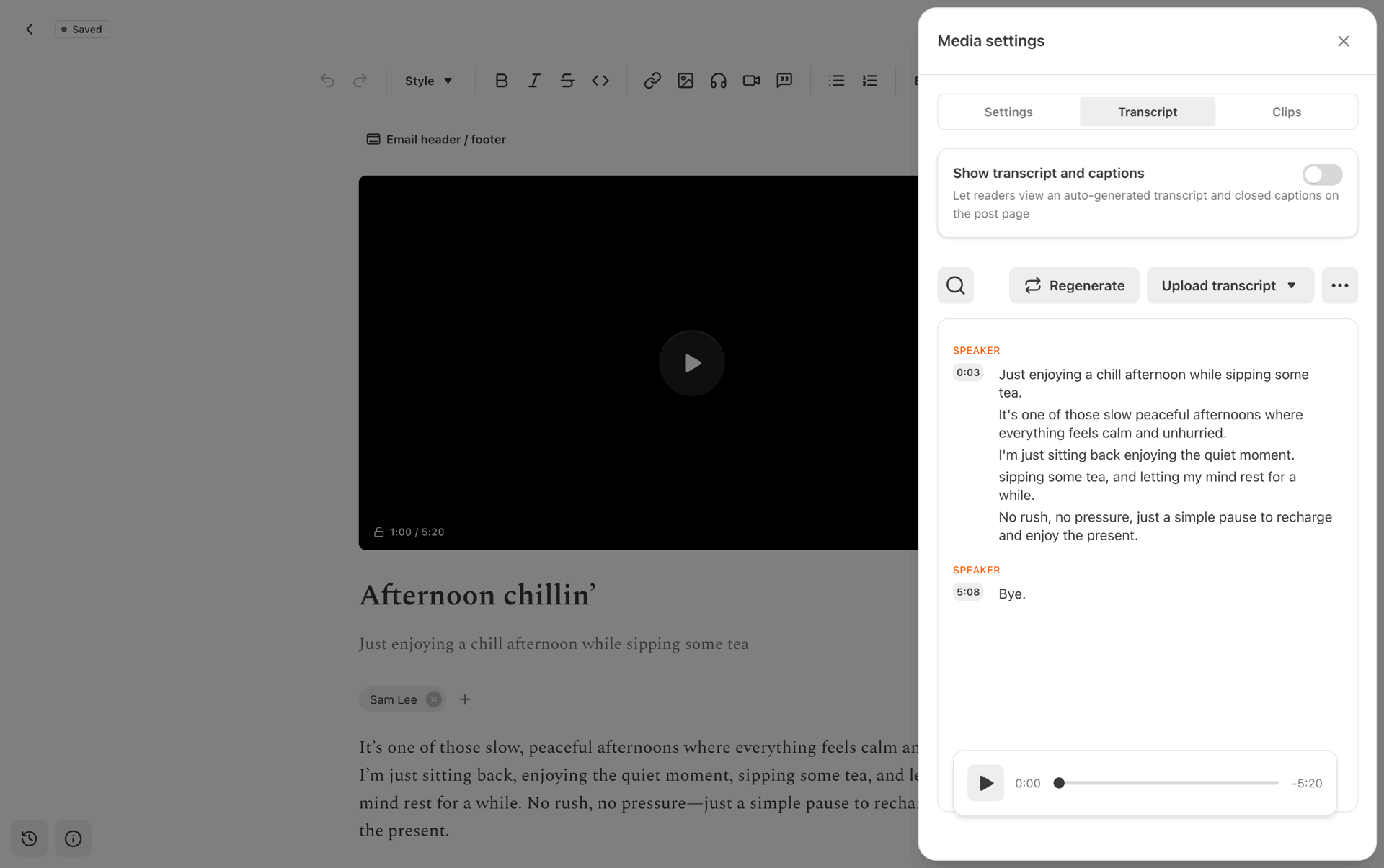 Substack Web News interface screenshot 23