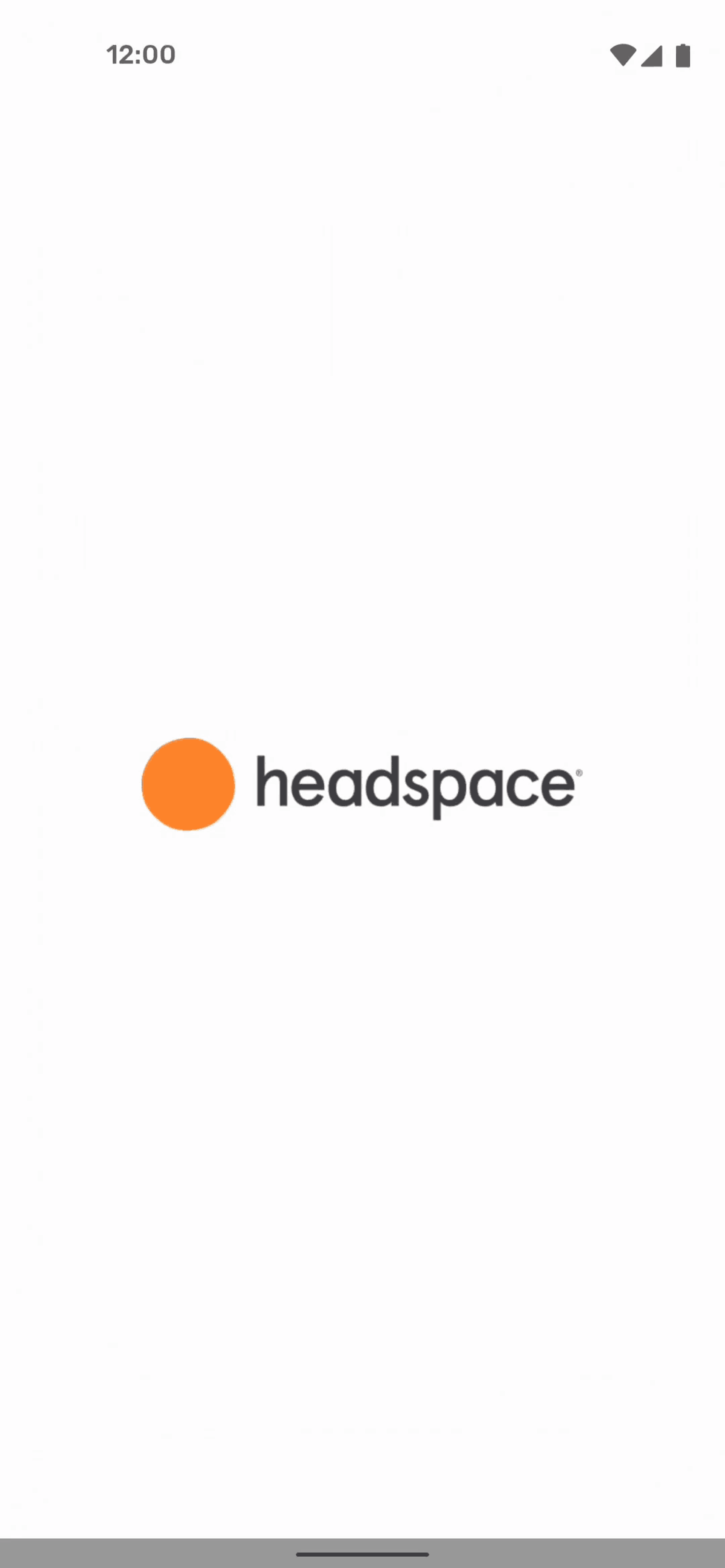 Headspace Android Health & Fitness interface screenshot 1