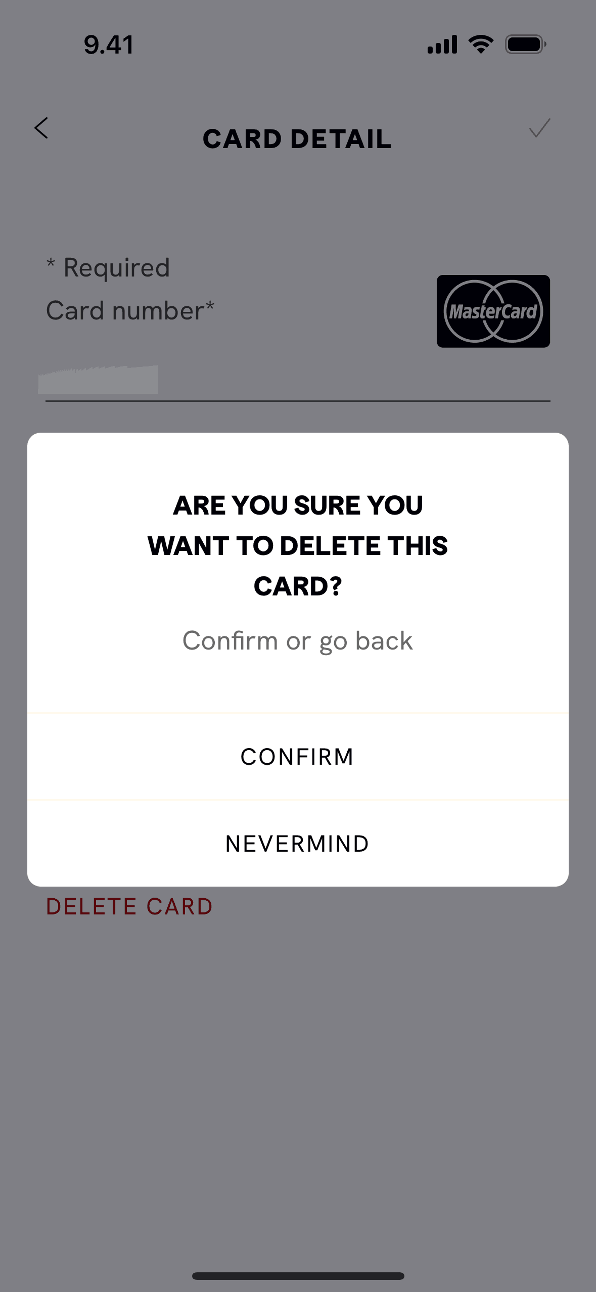 CAVA iOS Food & Drink interface screenshot 8