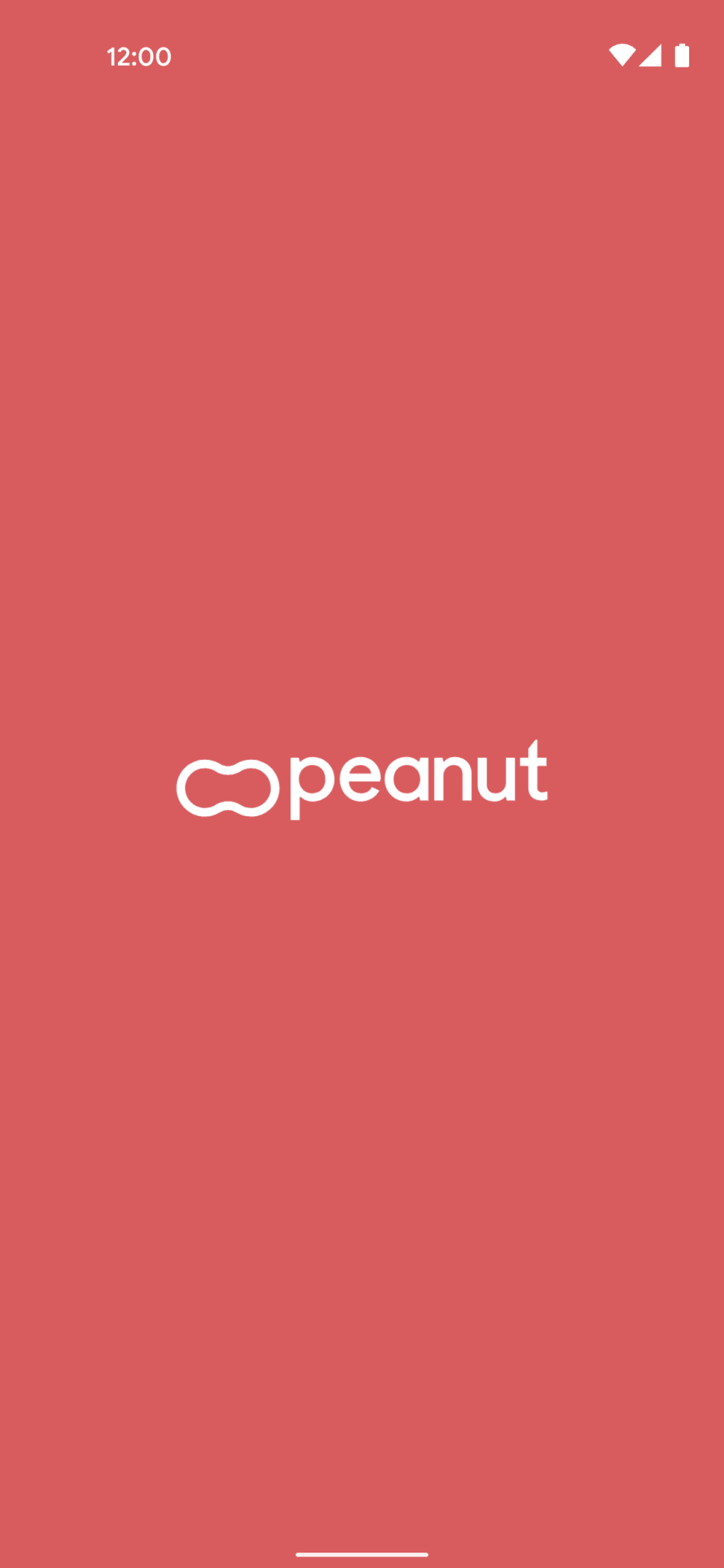 Peanut Android Social Networking interface screenshot 1