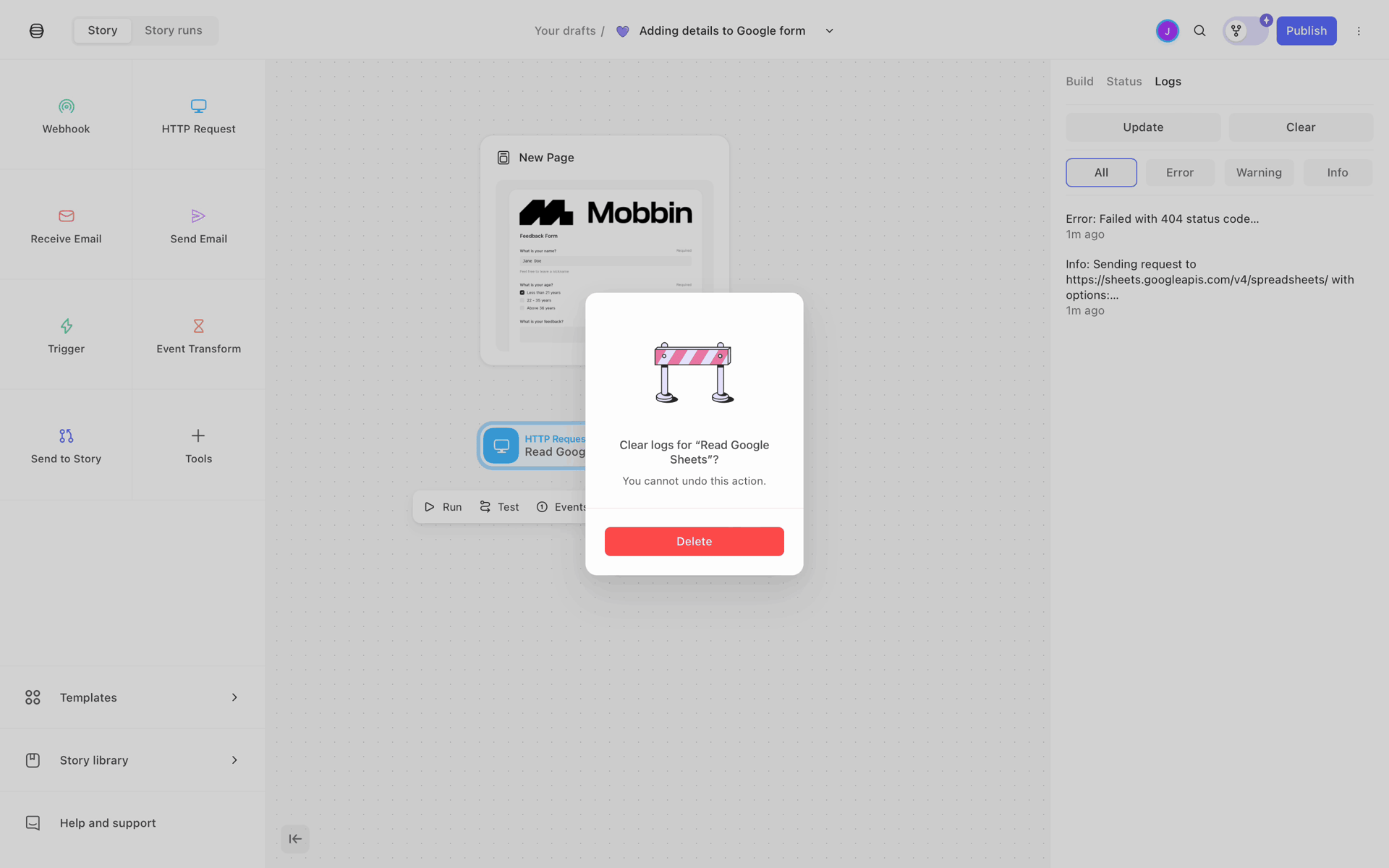Tines Web Collaboration interface screenshot 19
