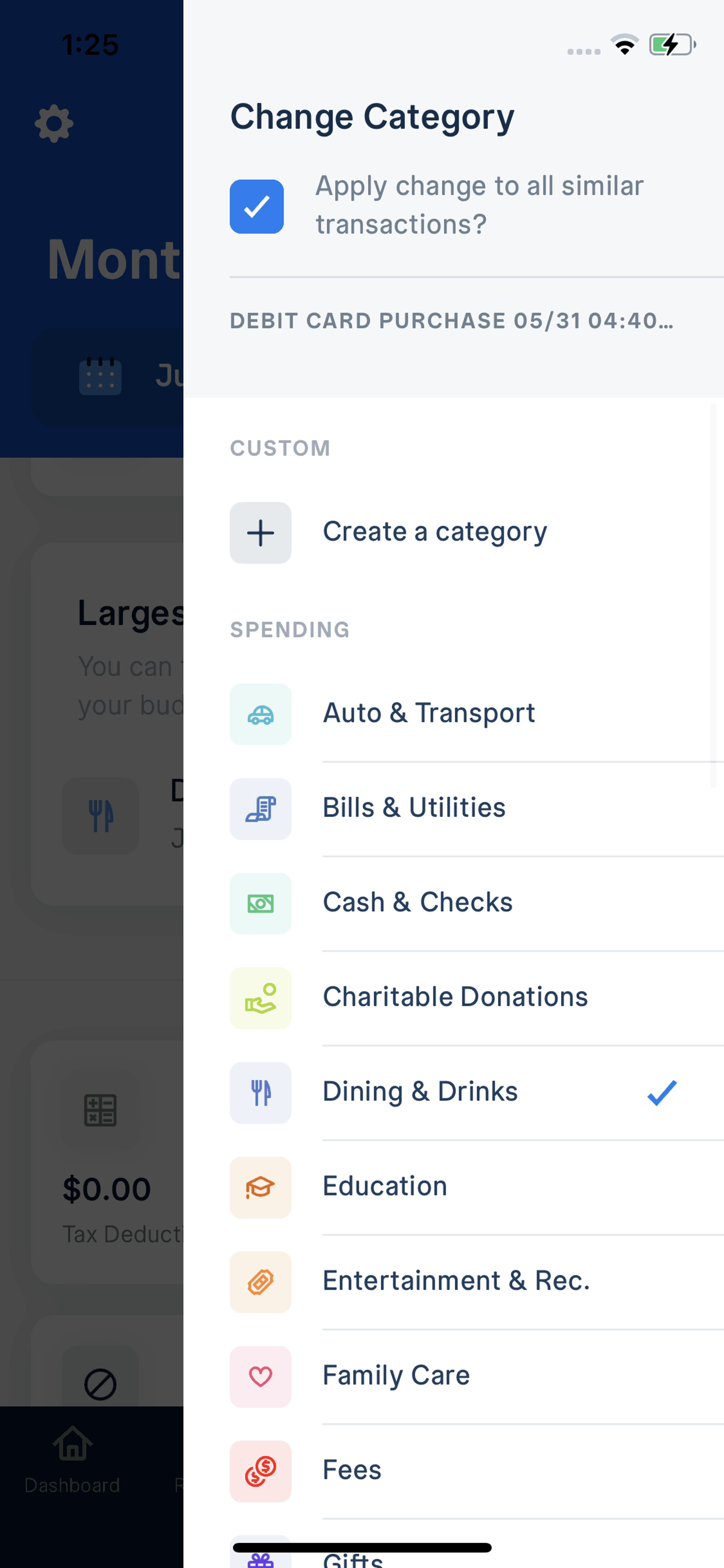 Truebill iOS Finance interface screenshot 19