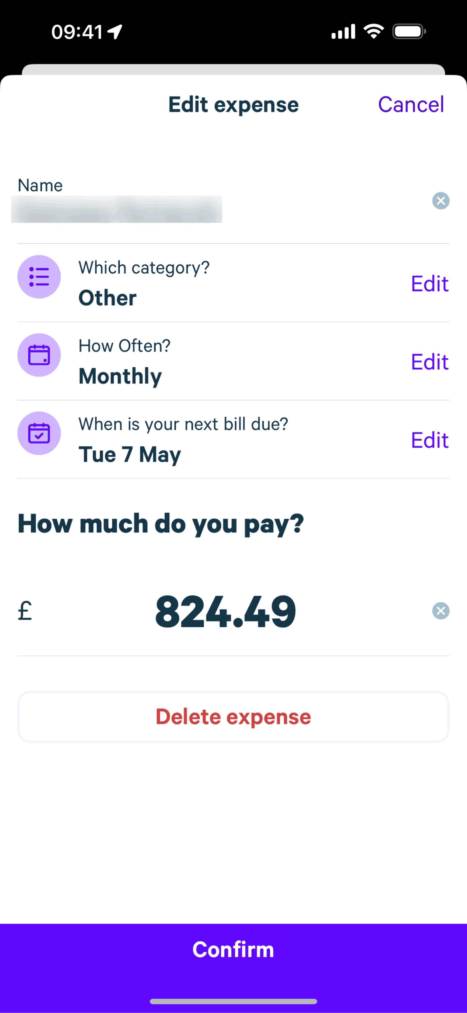 Plum iOS Finance interface screenshot 15
