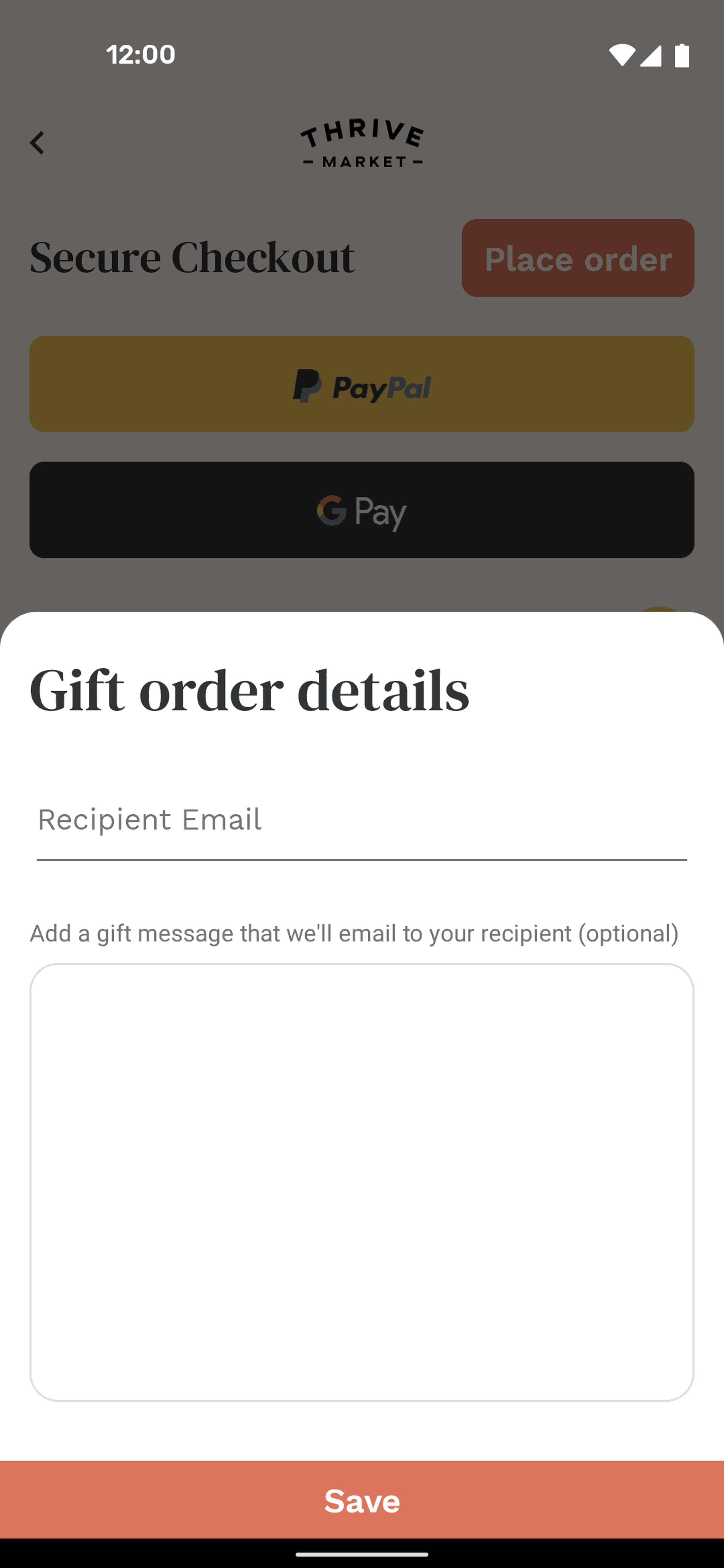 Thrive Market Android Shopping interface screenshot 23