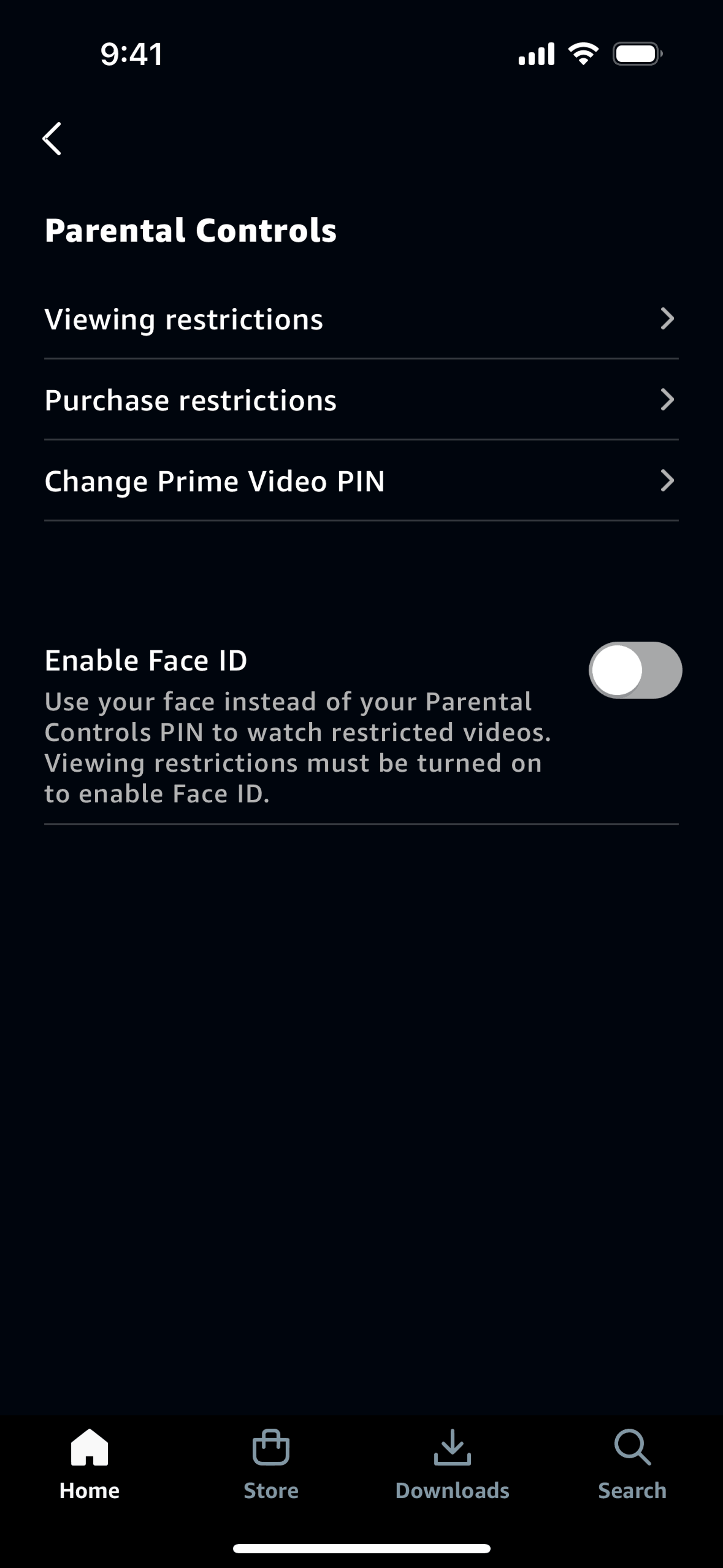 Prime Video iOS Entertainment interface screenshot 22