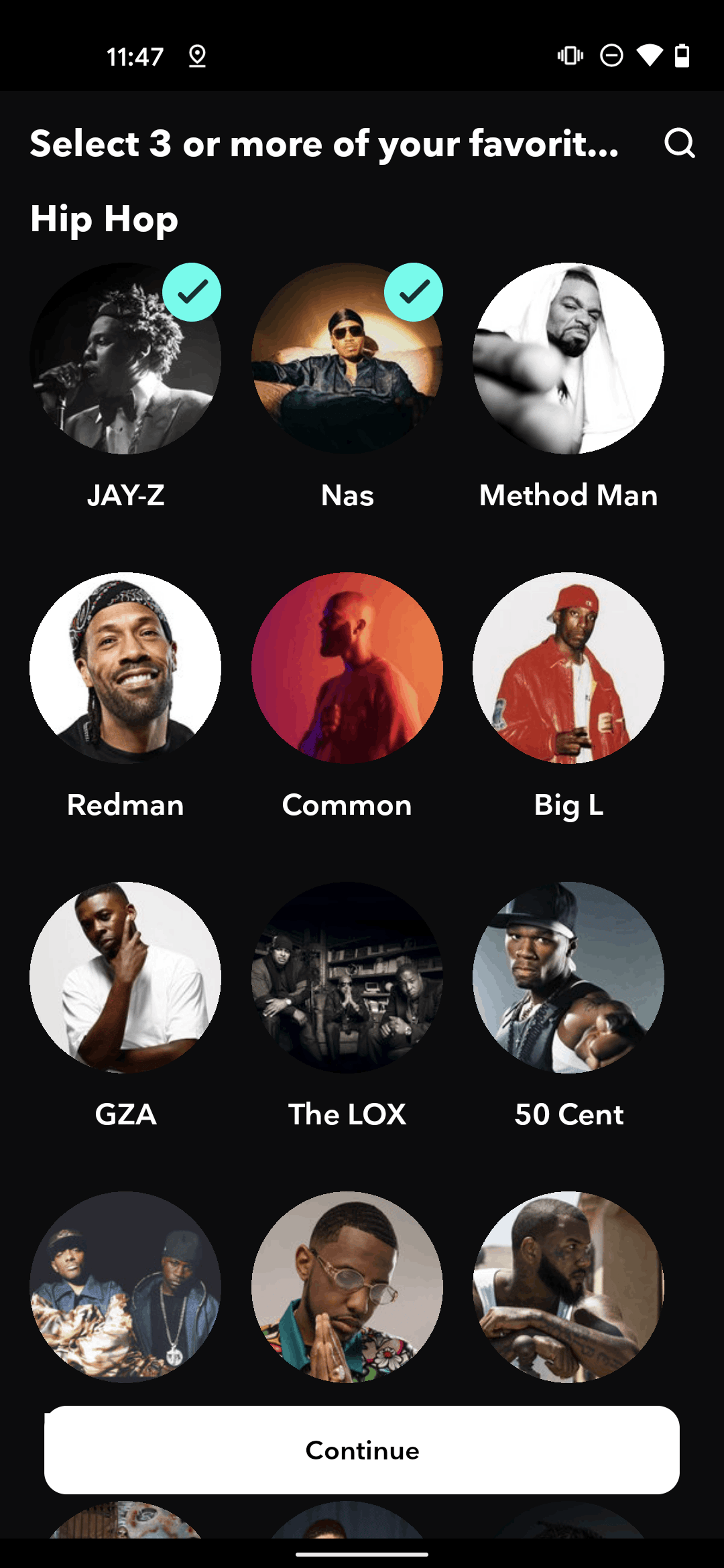 TIDAL Android Music & Audio interface screenshot 15